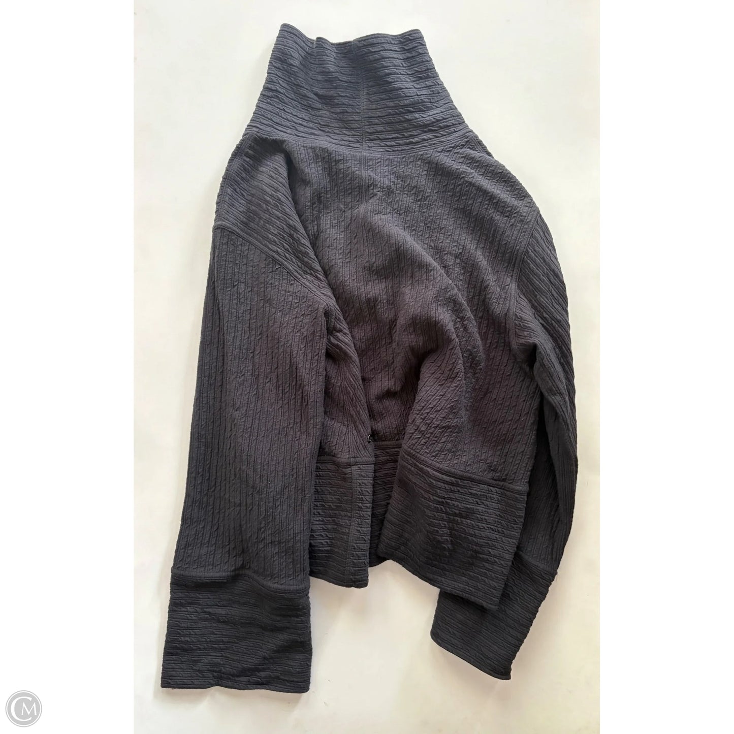 Athletic Sweatshirt Crewneck By Lululemon In Black, Size: M