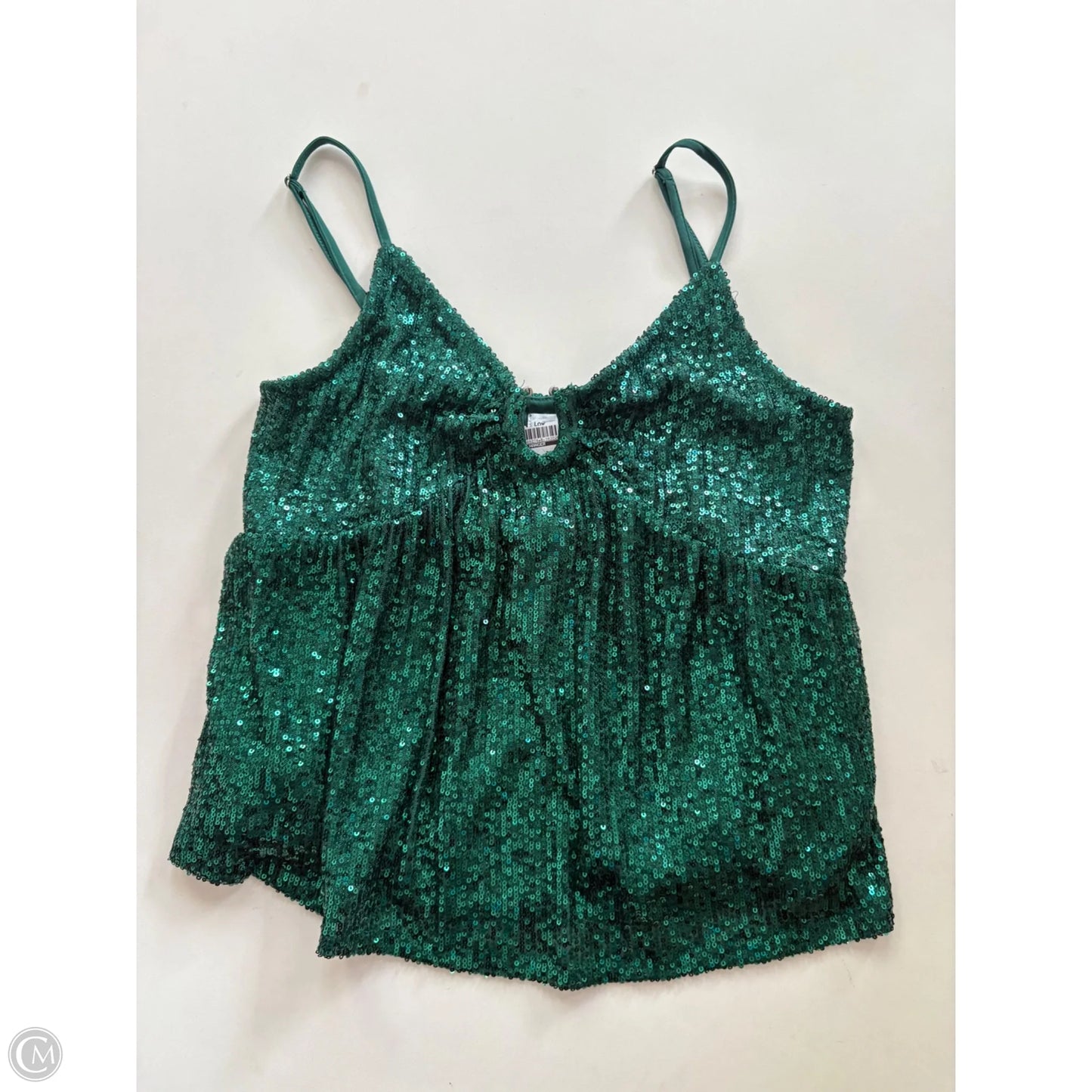 Tank Top By Love On A Hanger In Green, Size: M