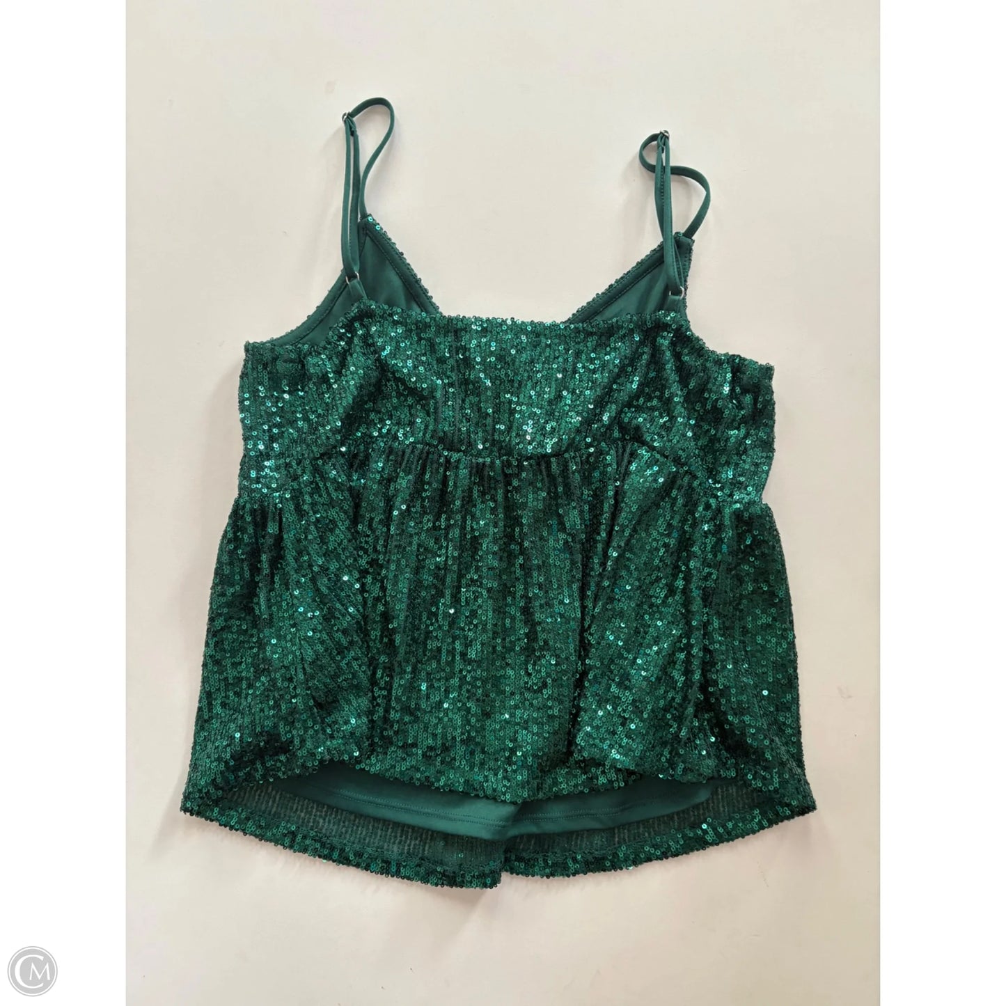 Tank Top By Love On A Hanger In Green, Size: M