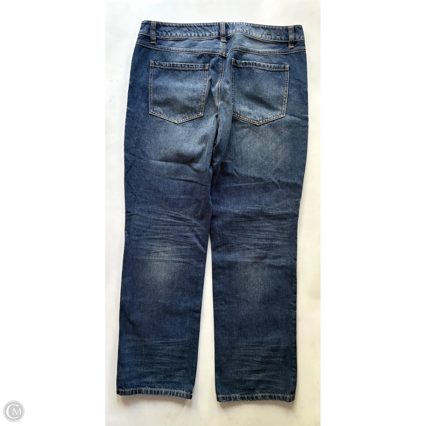 Jeans Boyfriend By Cabi In Blue, Size: 12