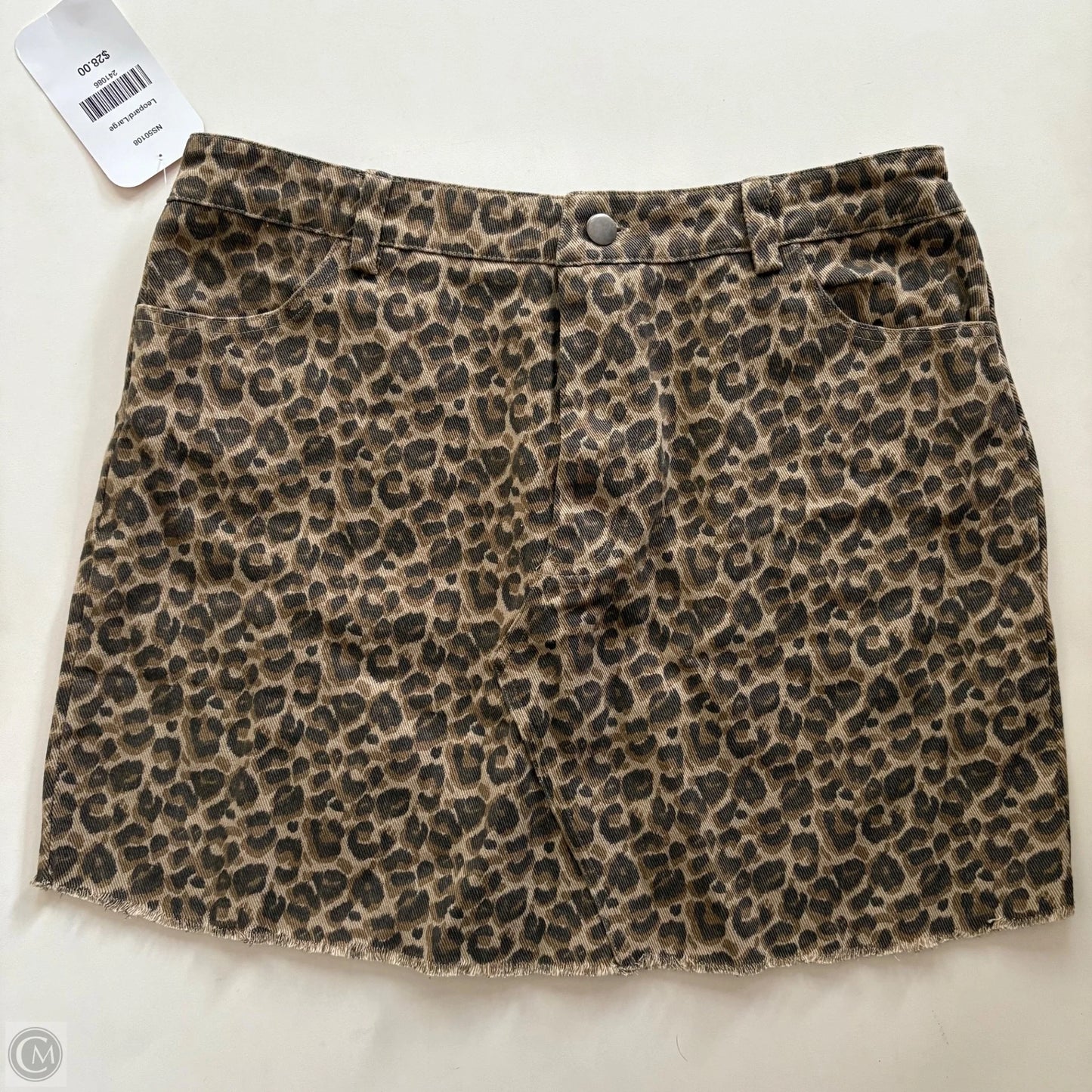 Skirt Mini & Short By New In In Animal Print, Size: 12