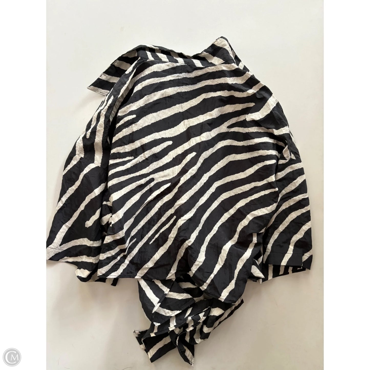 Top Long Sleeve By H&m In Striped Pattern, Size: M