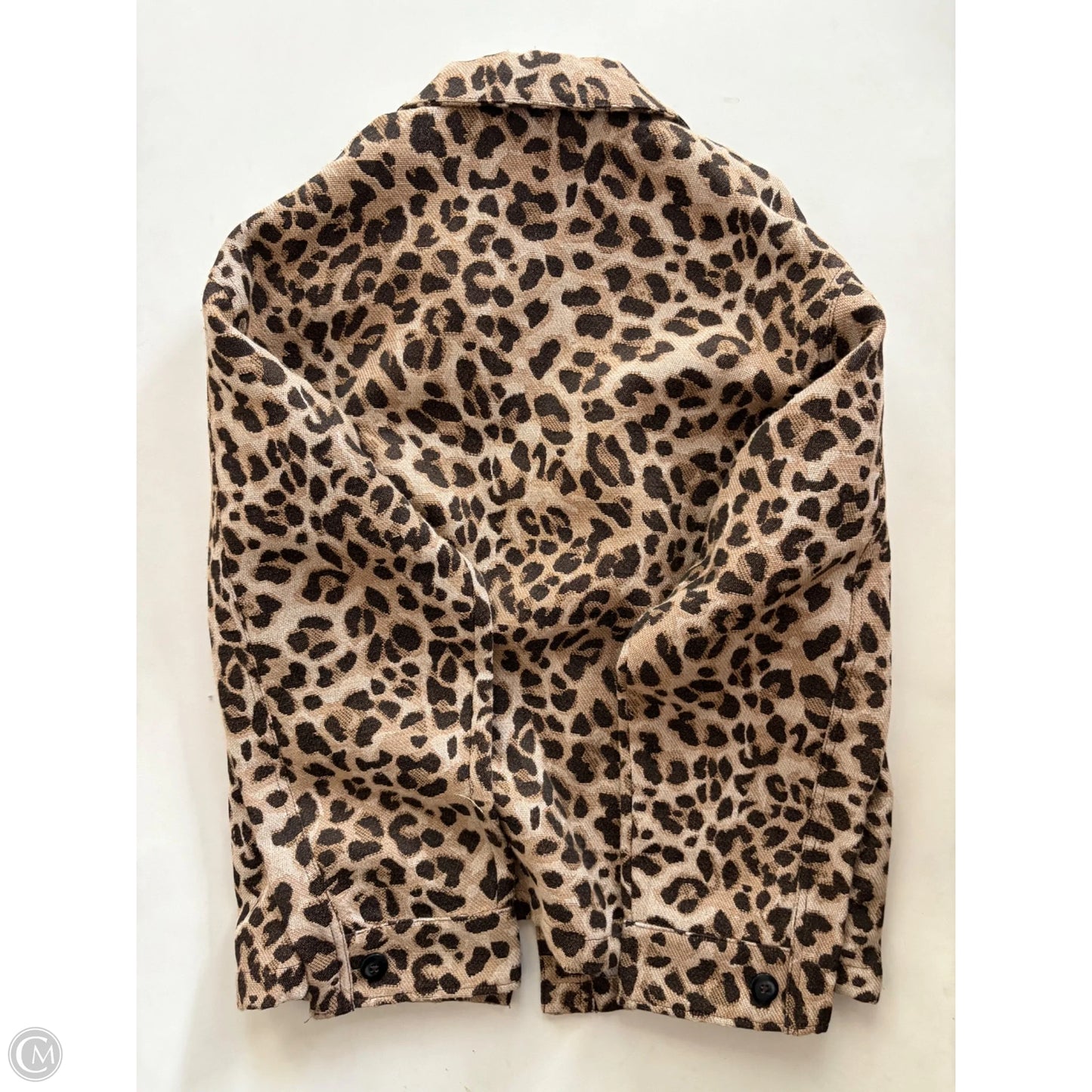 Jacket Moto By Wishlist In Animal Print, Size: S