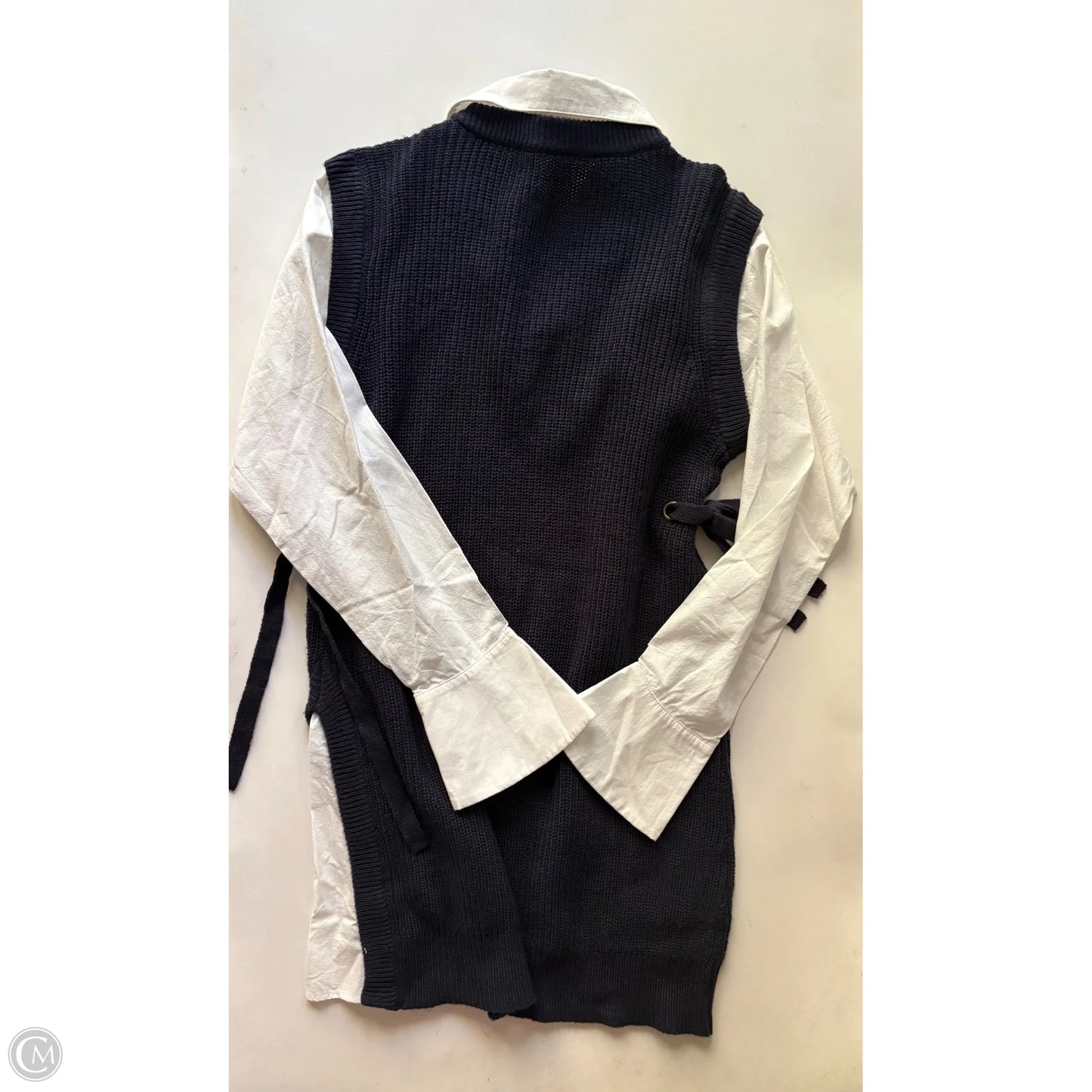 Dress Casual Midi By Blu Pepper In Navy, Size: L