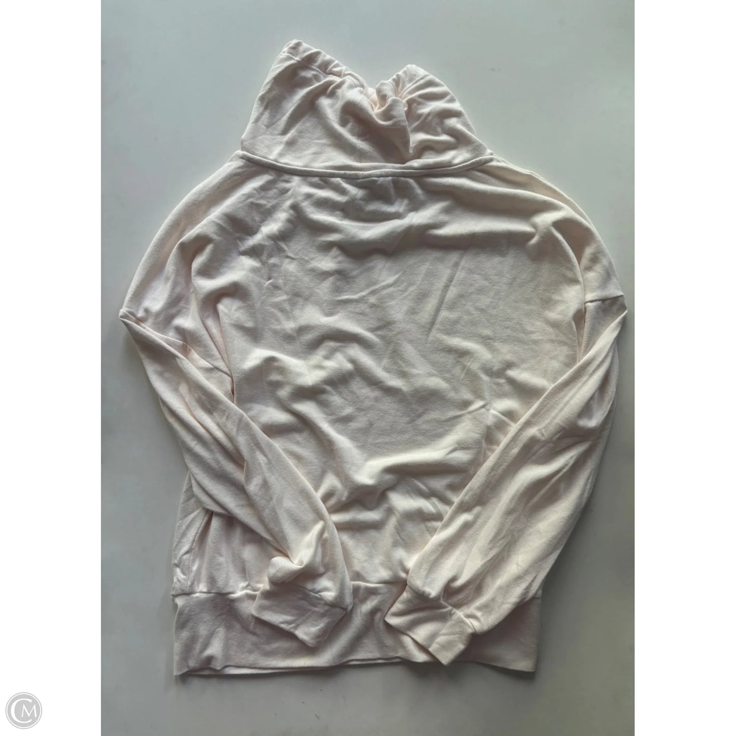 Top Long Sleeve By Mono B In Cream, Size: M