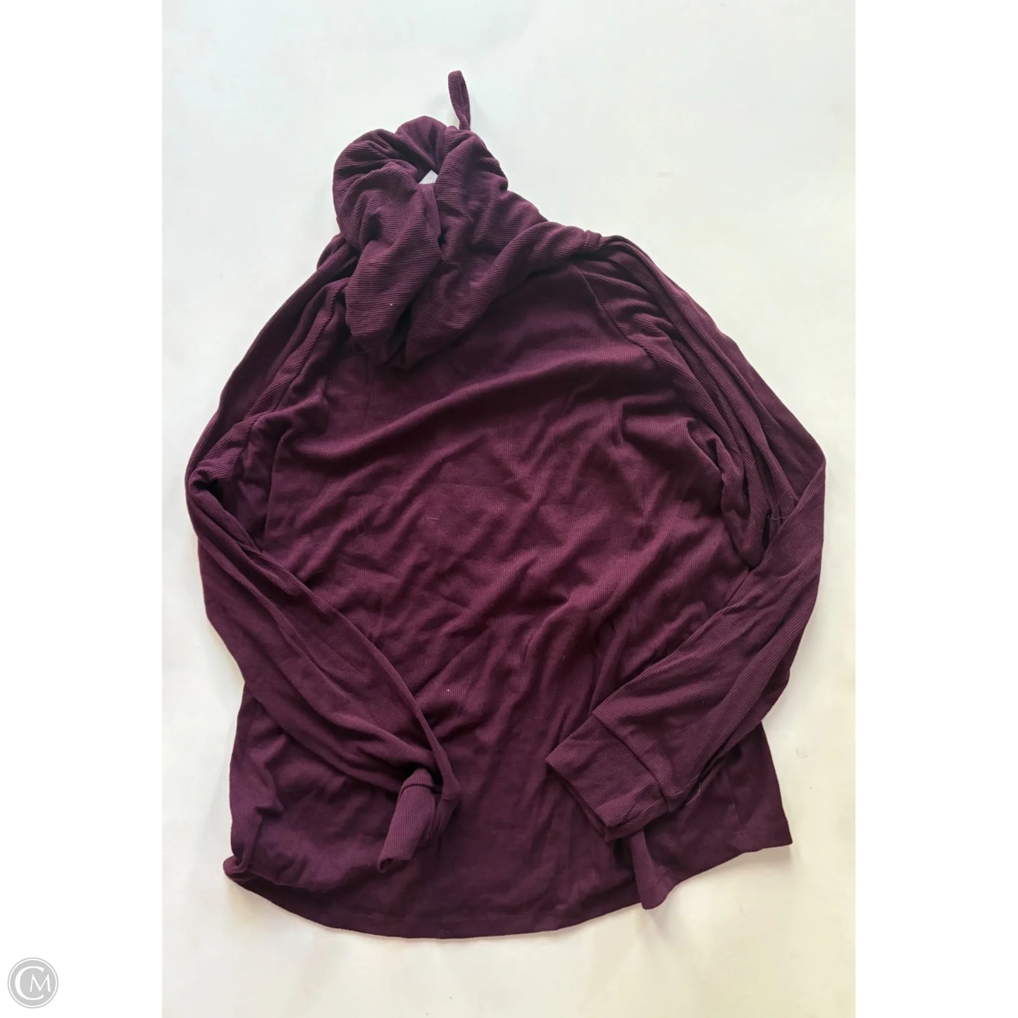 Top Long Sleeve By Staccato In Purple, Size: L