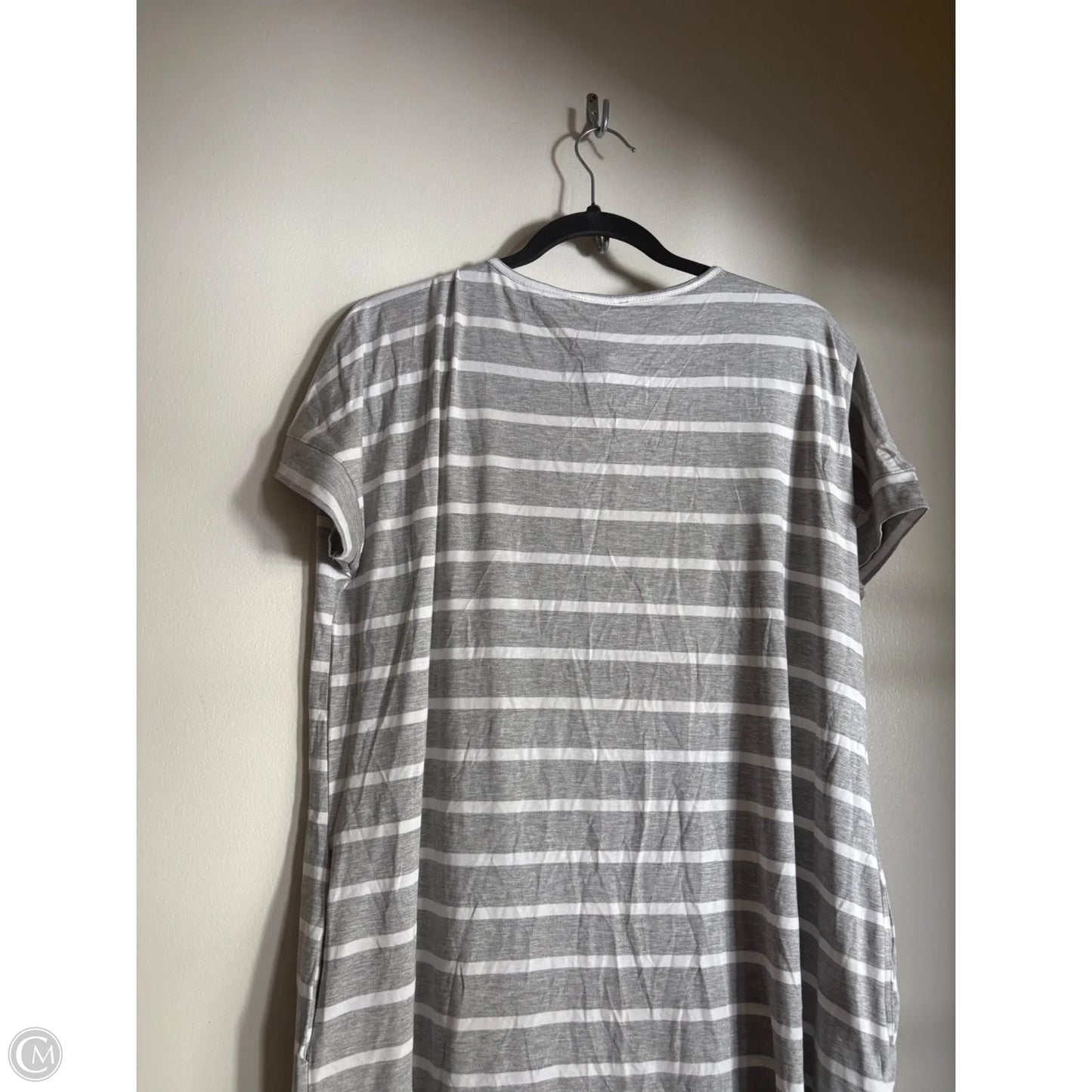 Dress Casual Maxi By Yelete In Striped Pattern, Size: L