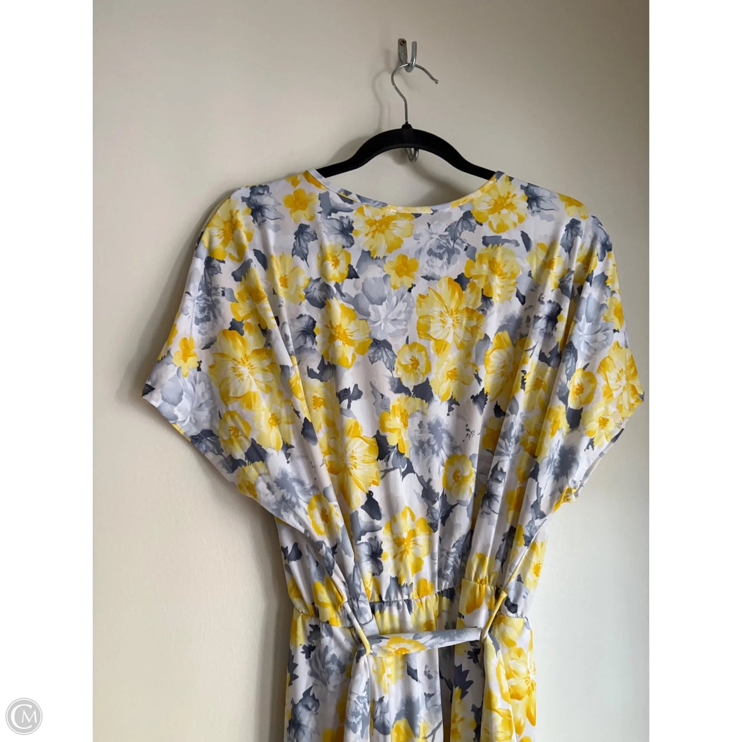 Dress Casual Midi By White Birch In Yellow, Size: Xl