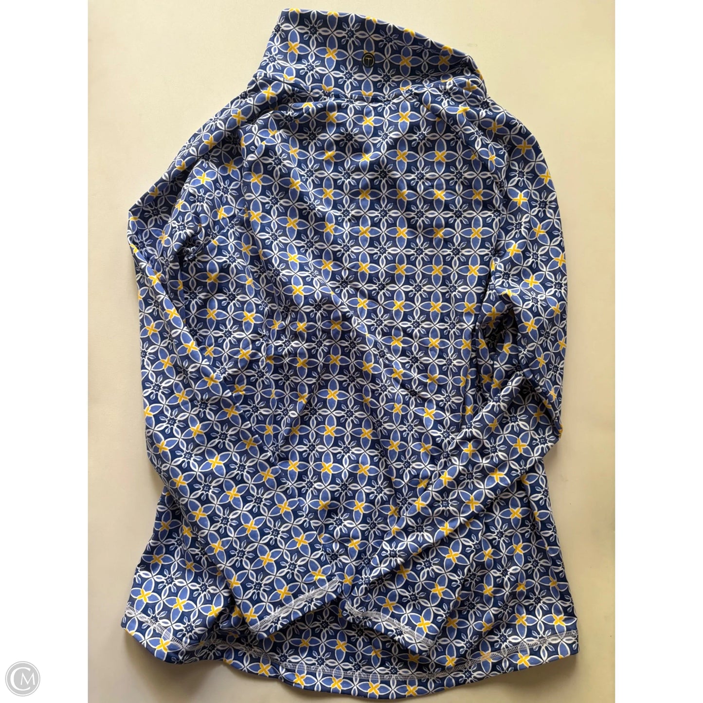 Athletic Jacket By Talbots In Blue, Size: L