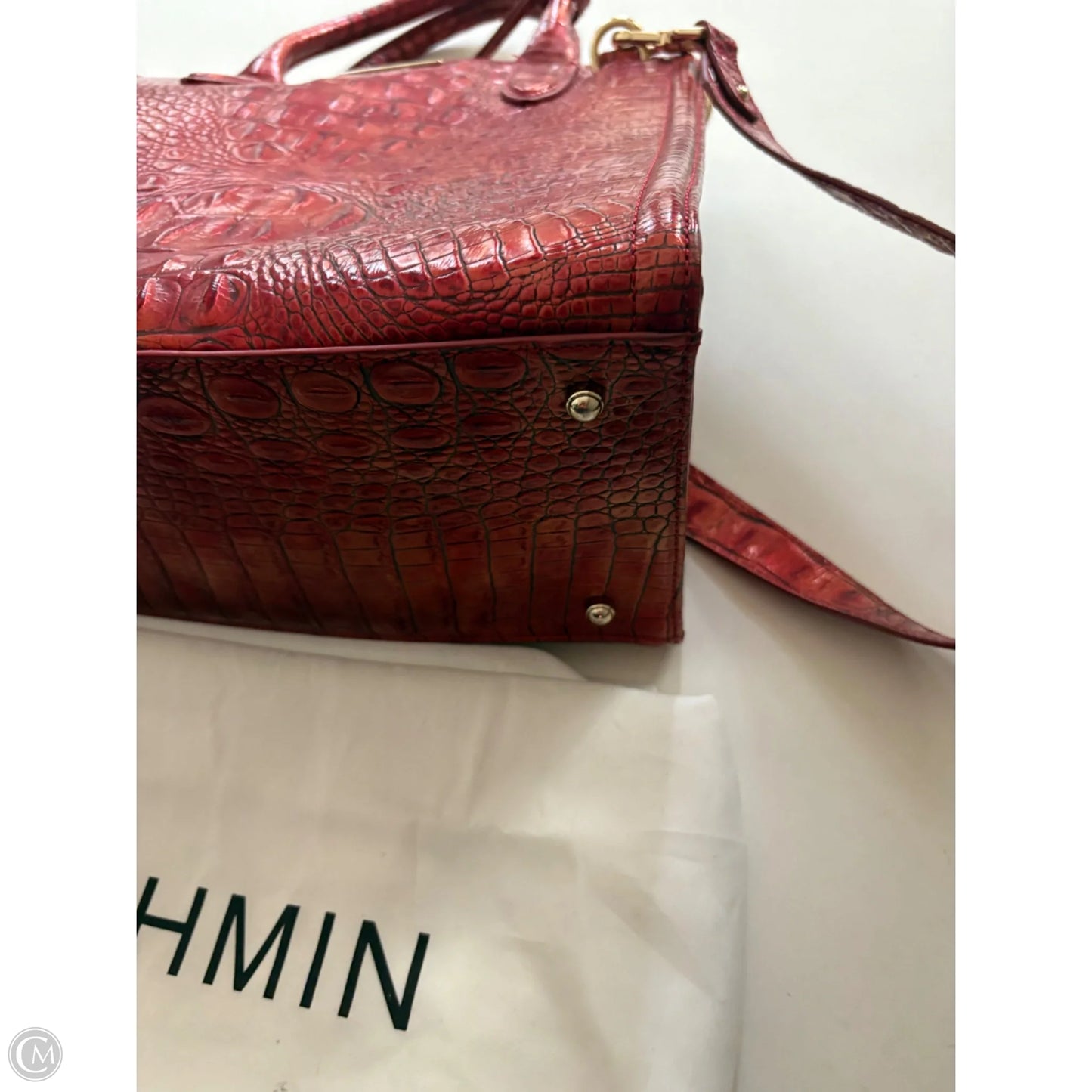 Handbag Designer By Brahmin, Size: Large