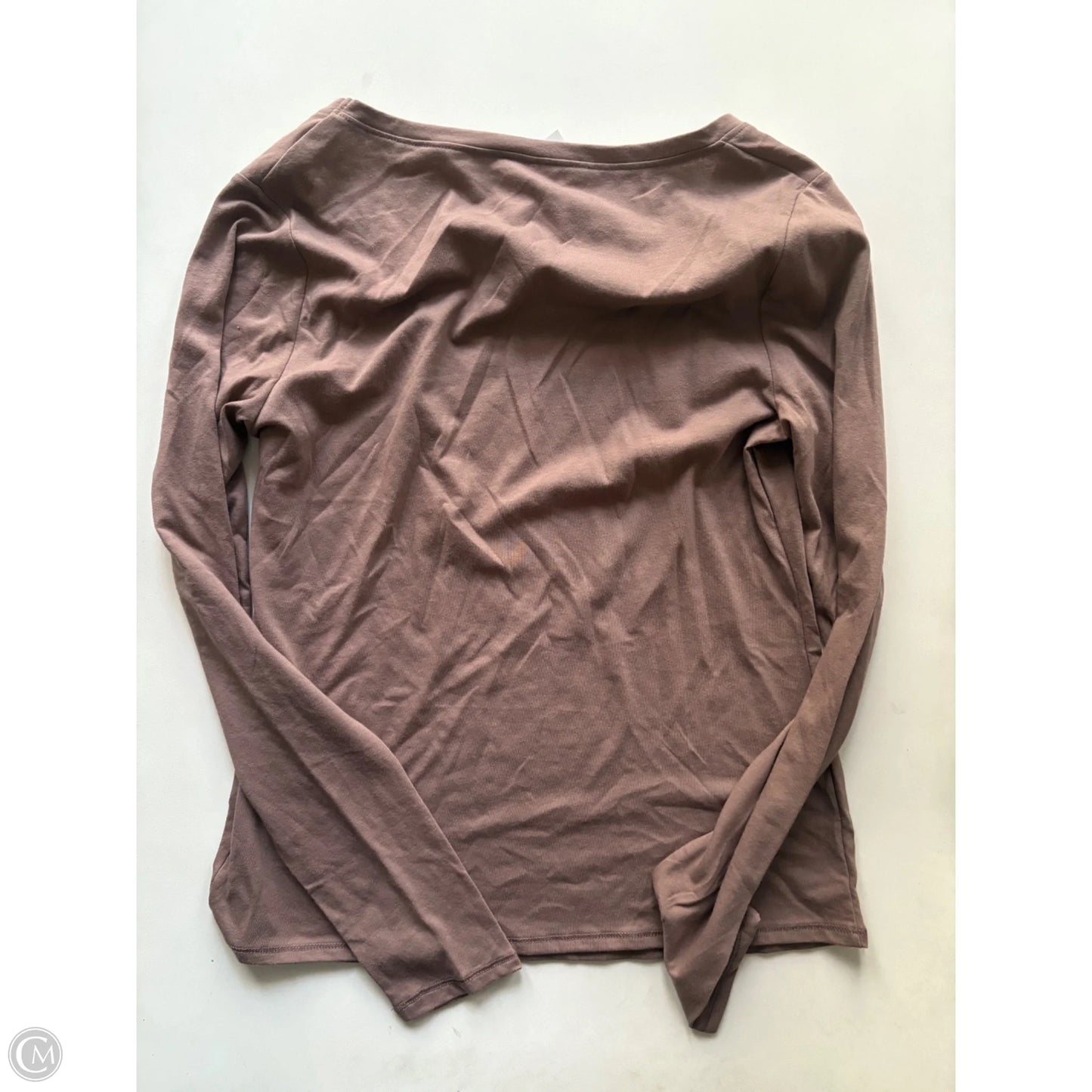 Top Long Sleeve By No Boundaries In Brown, Size: L