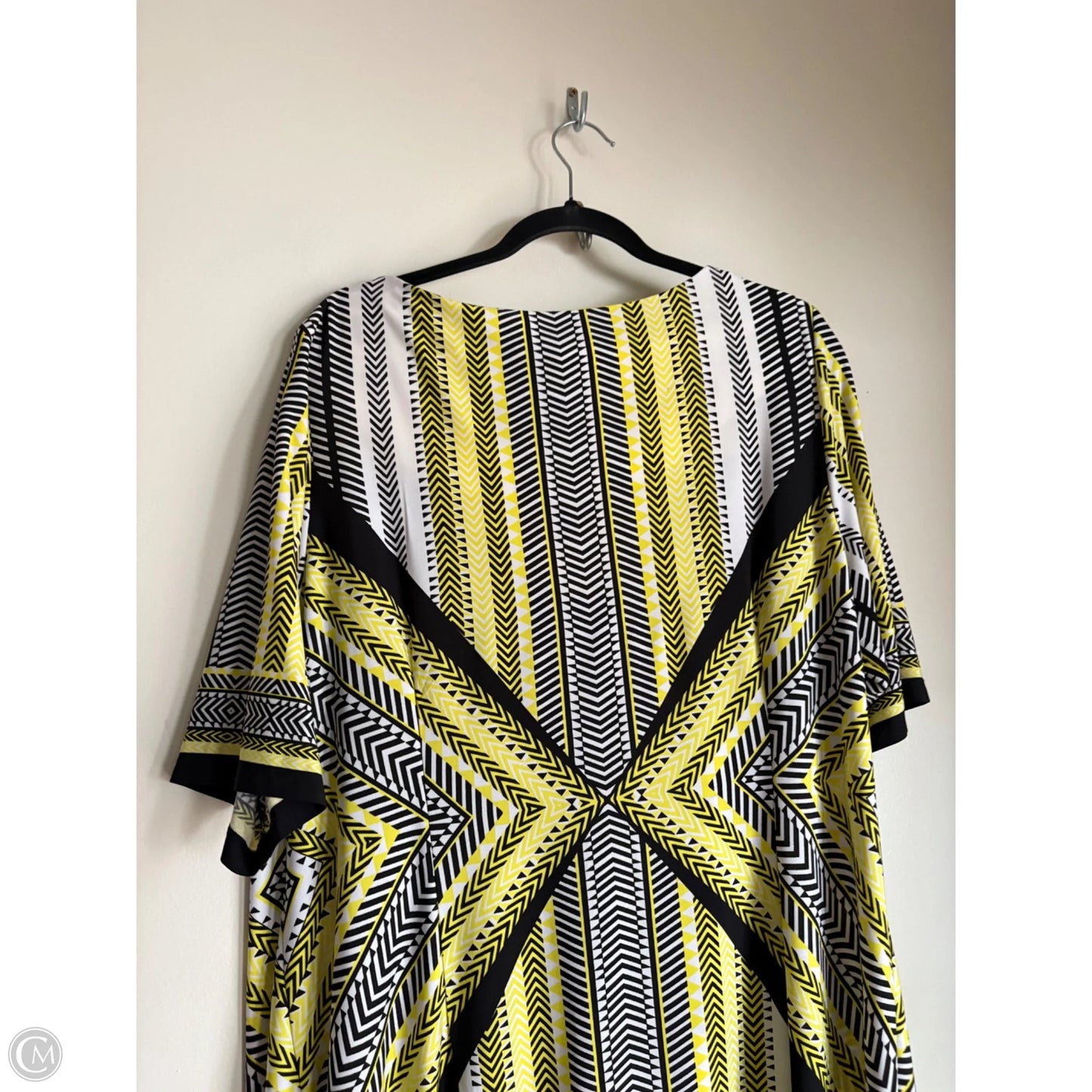 Dress Work By Sandra Darren In Yellow, Size: 1x