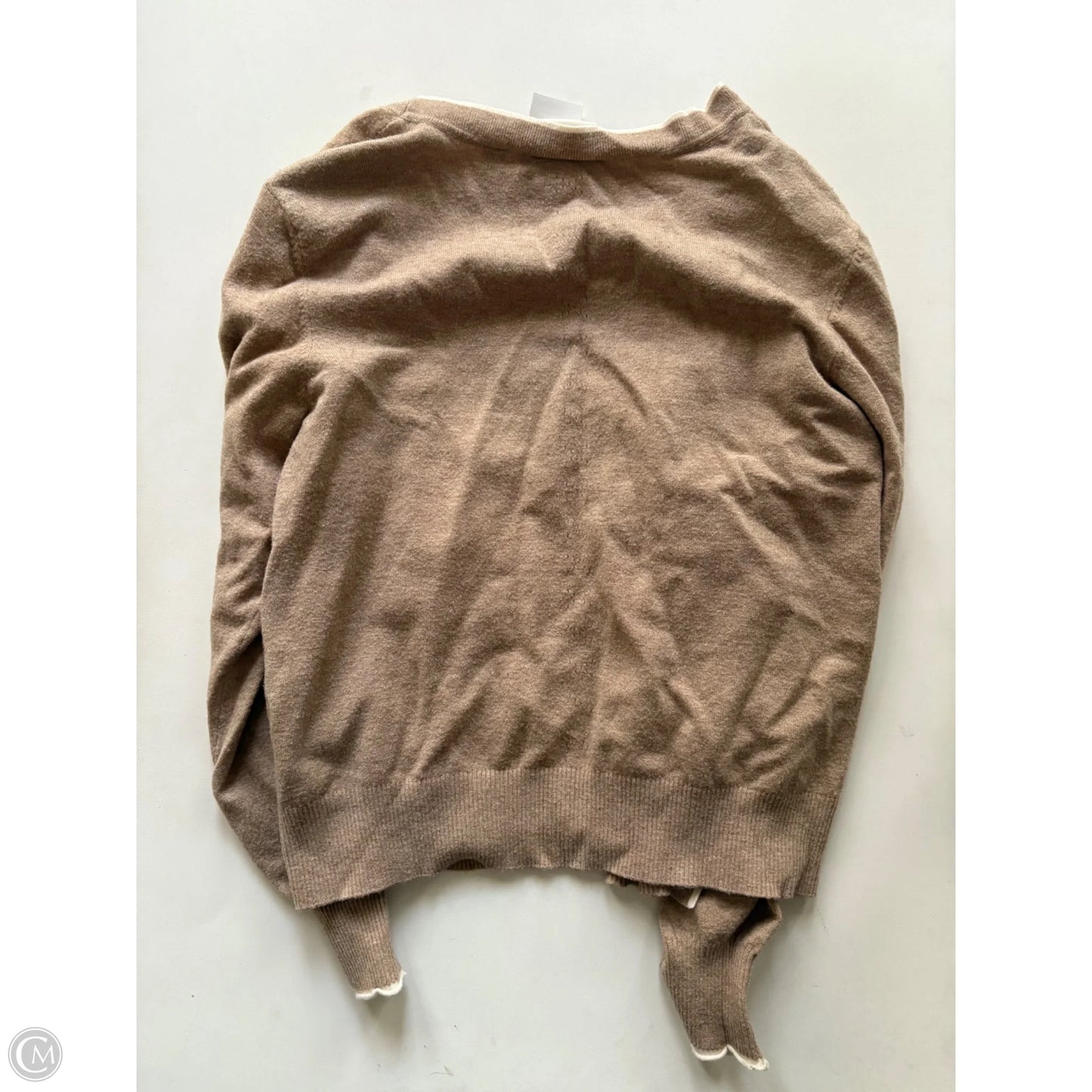 Sweater Cardigan By Scotch & Soda In Tan, Size: L