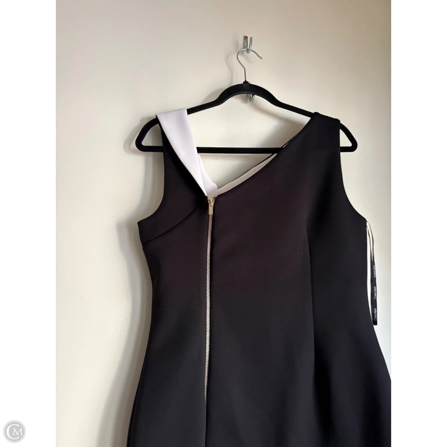 Dress Work By Calvin Klein In Black, Size: L