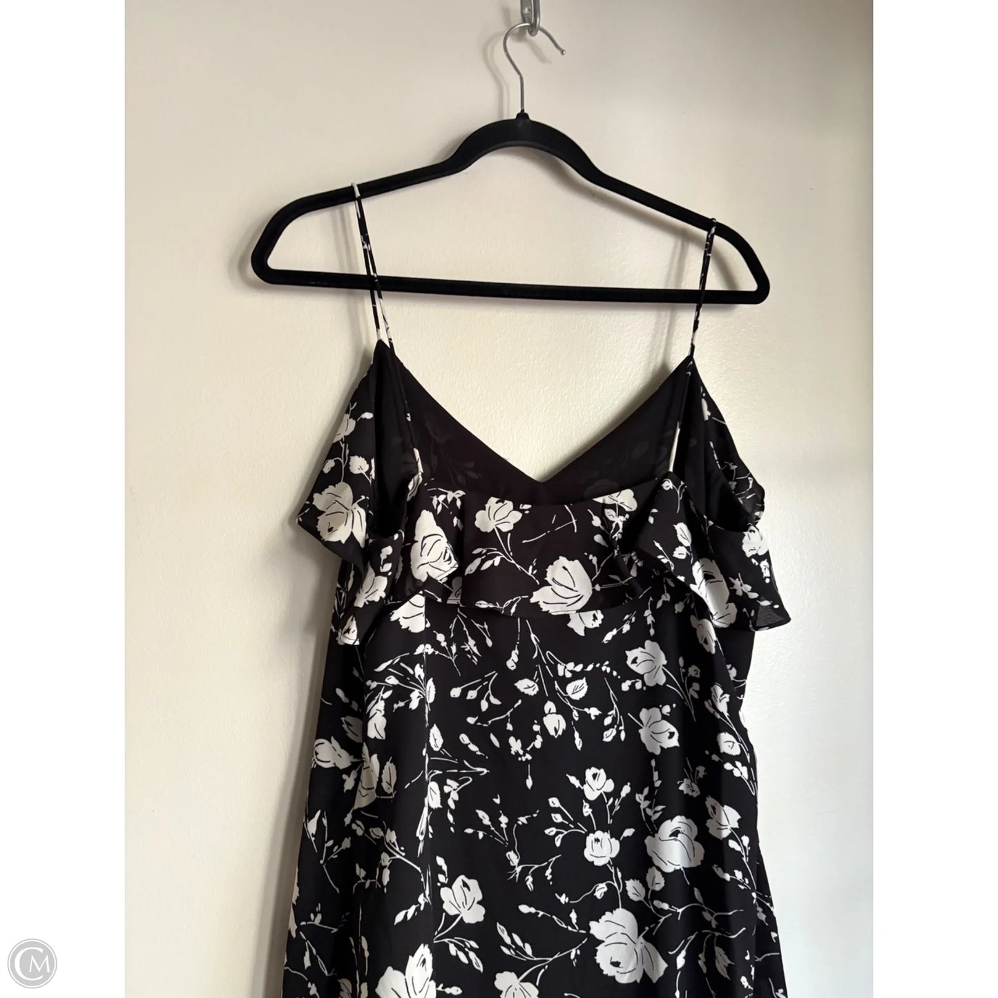 Dress Casual Midi By Lauren By Ralph Lauren In Black, Size: M