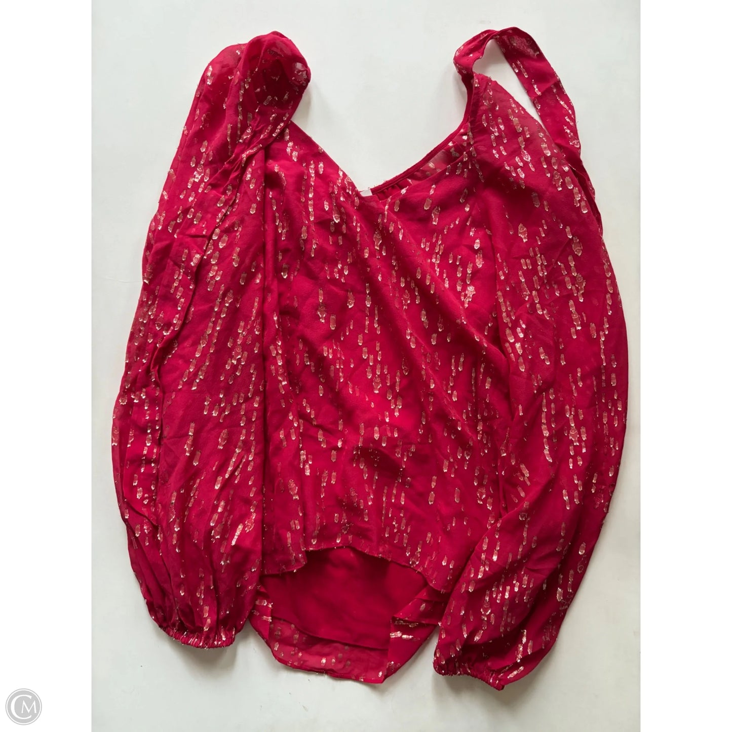 Blouse Designer By Lilly Pulitzer In Red, Size: Xs