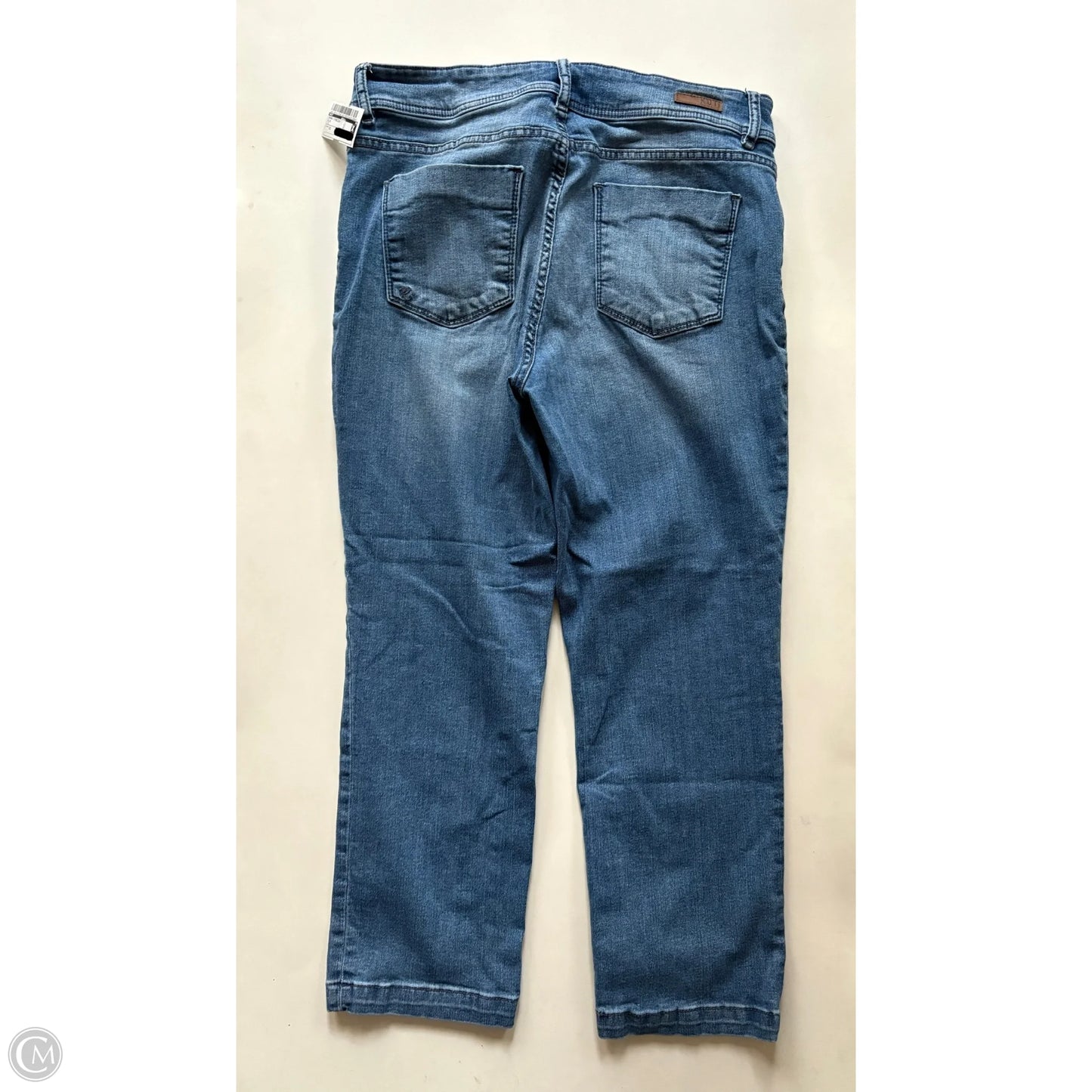 Jeans Straight By Kut In Blue, Size: 12