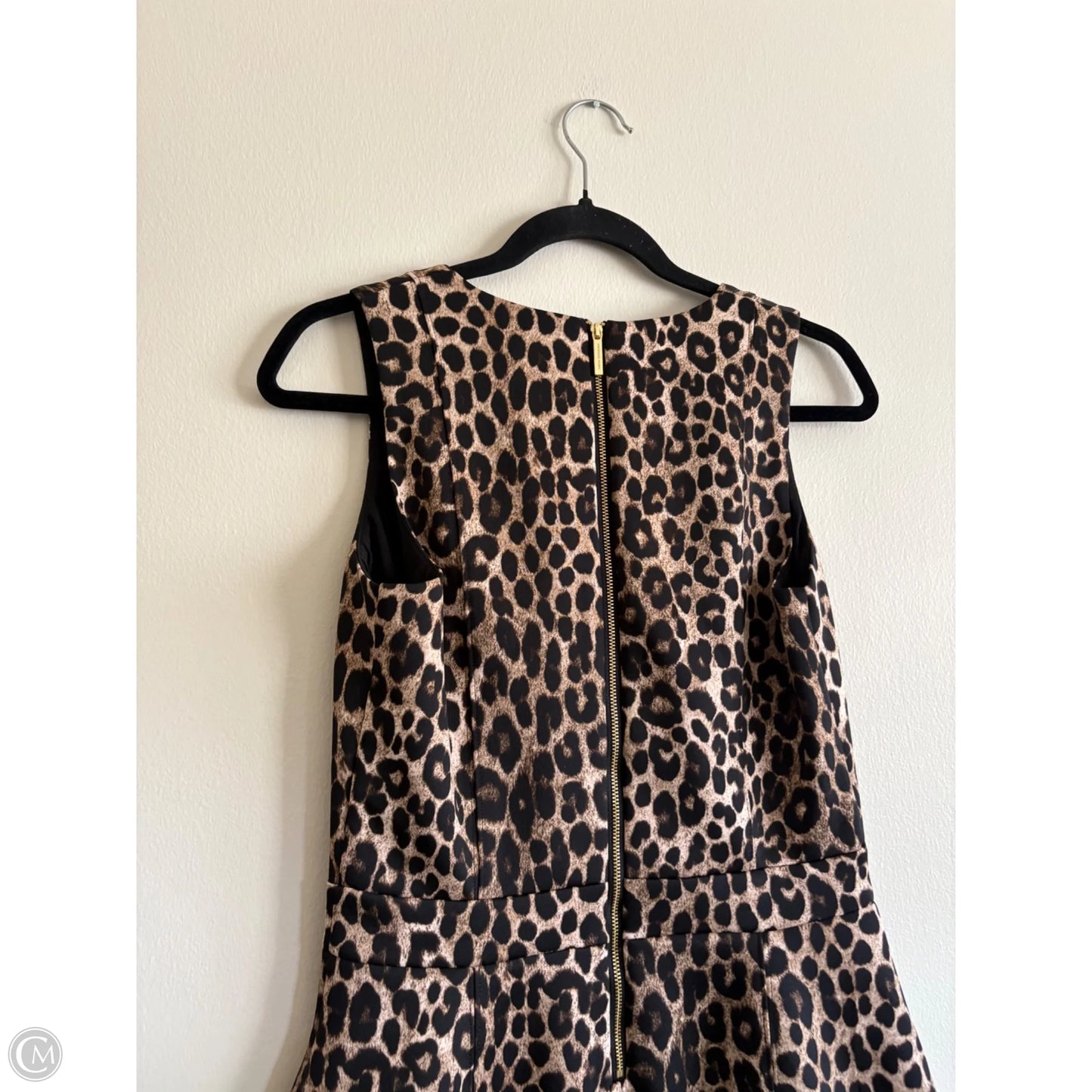 Dress Designer By Michael Kors In Animal Print, Size: S