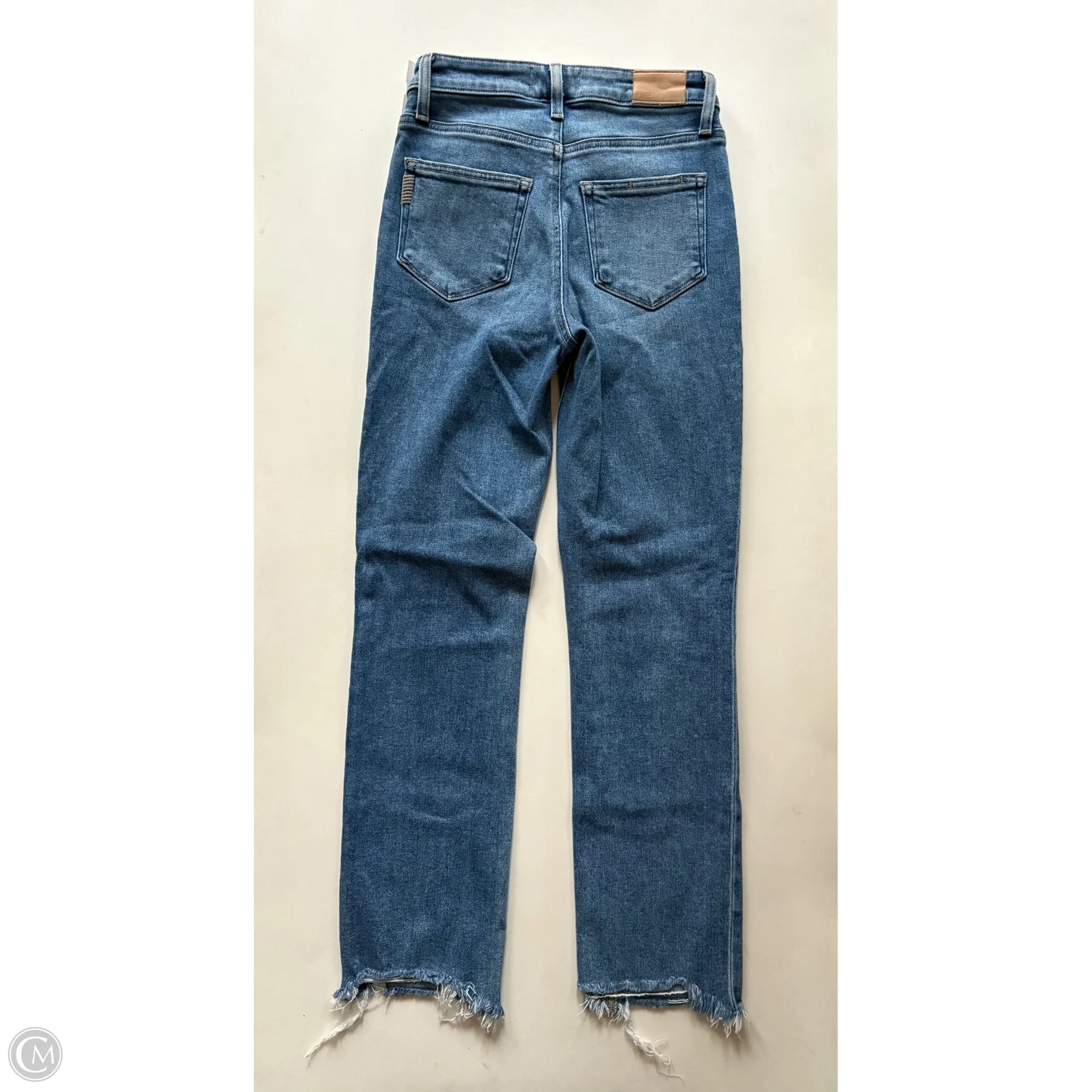 Jeans Straight By Paige In Blue, Size: 0