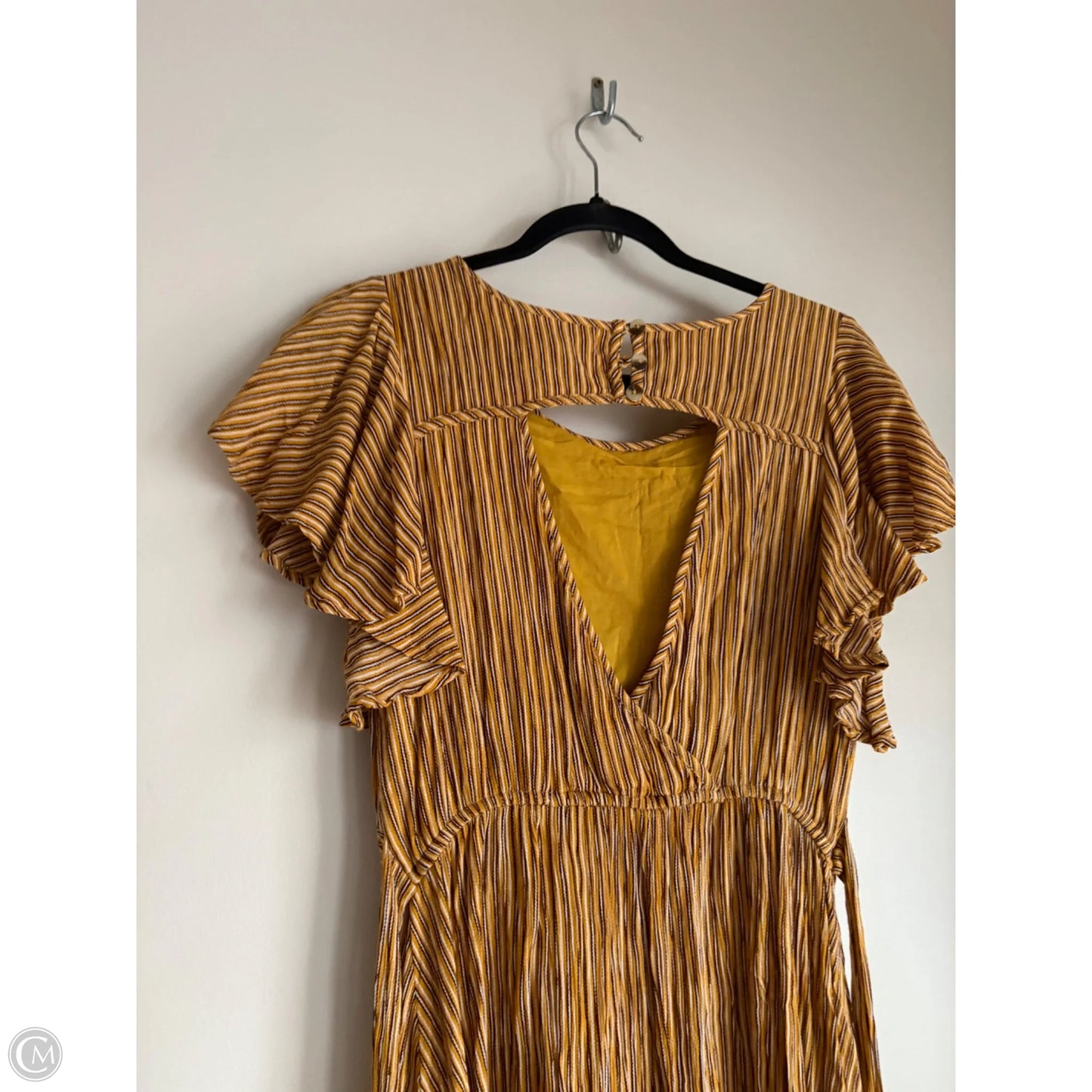 Dress Casual Midi By Band Of Gypsies In Striped Pattern, Size: S