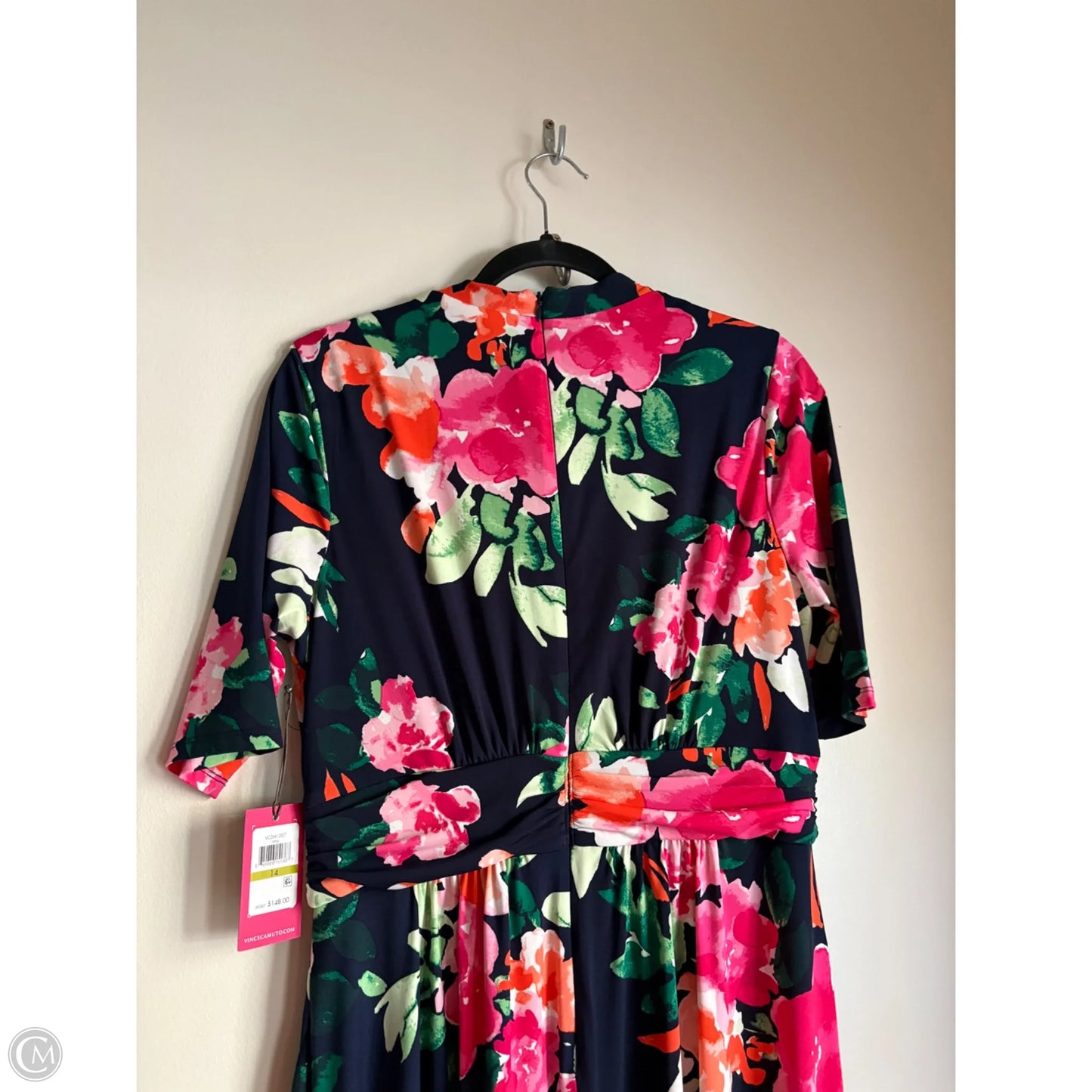Dress Work By Vince Camuto In Floral Print, Size: L