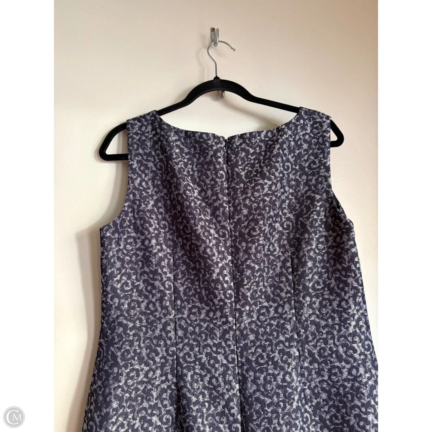 Dress Work By Jones Studio In Navy, Size: L