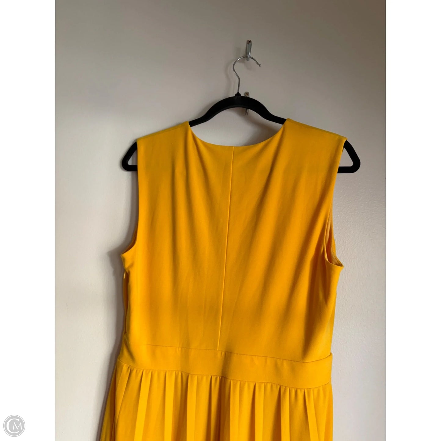 Dress Work By Tahari In Yellow, Size: L