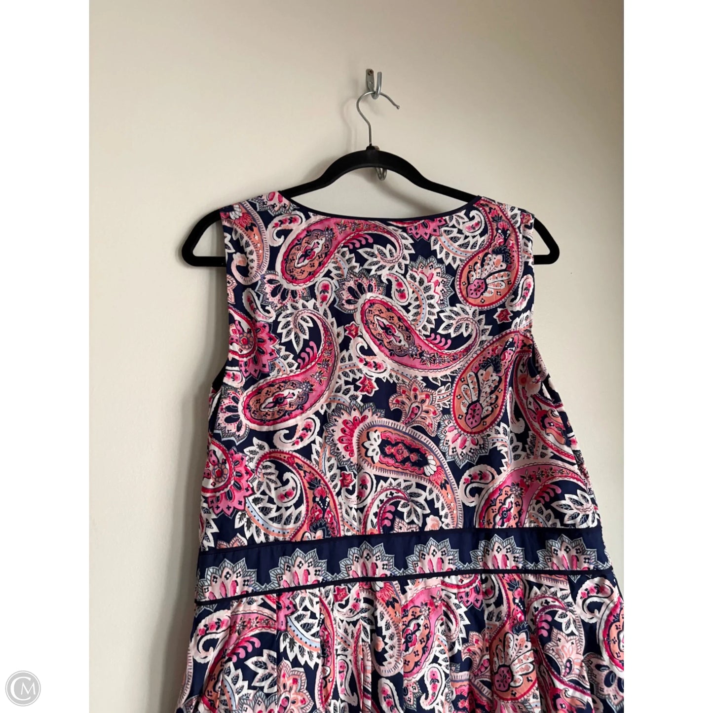Dress Work By Talbots In Paisley Print, Size: L