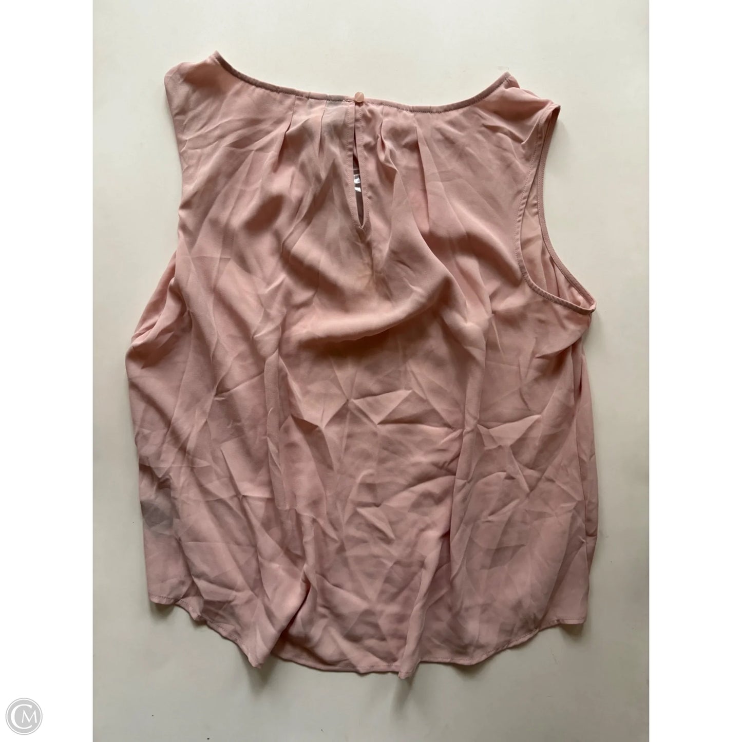 Blouse Sleeveless By Worthington In Cream, Size: Xl