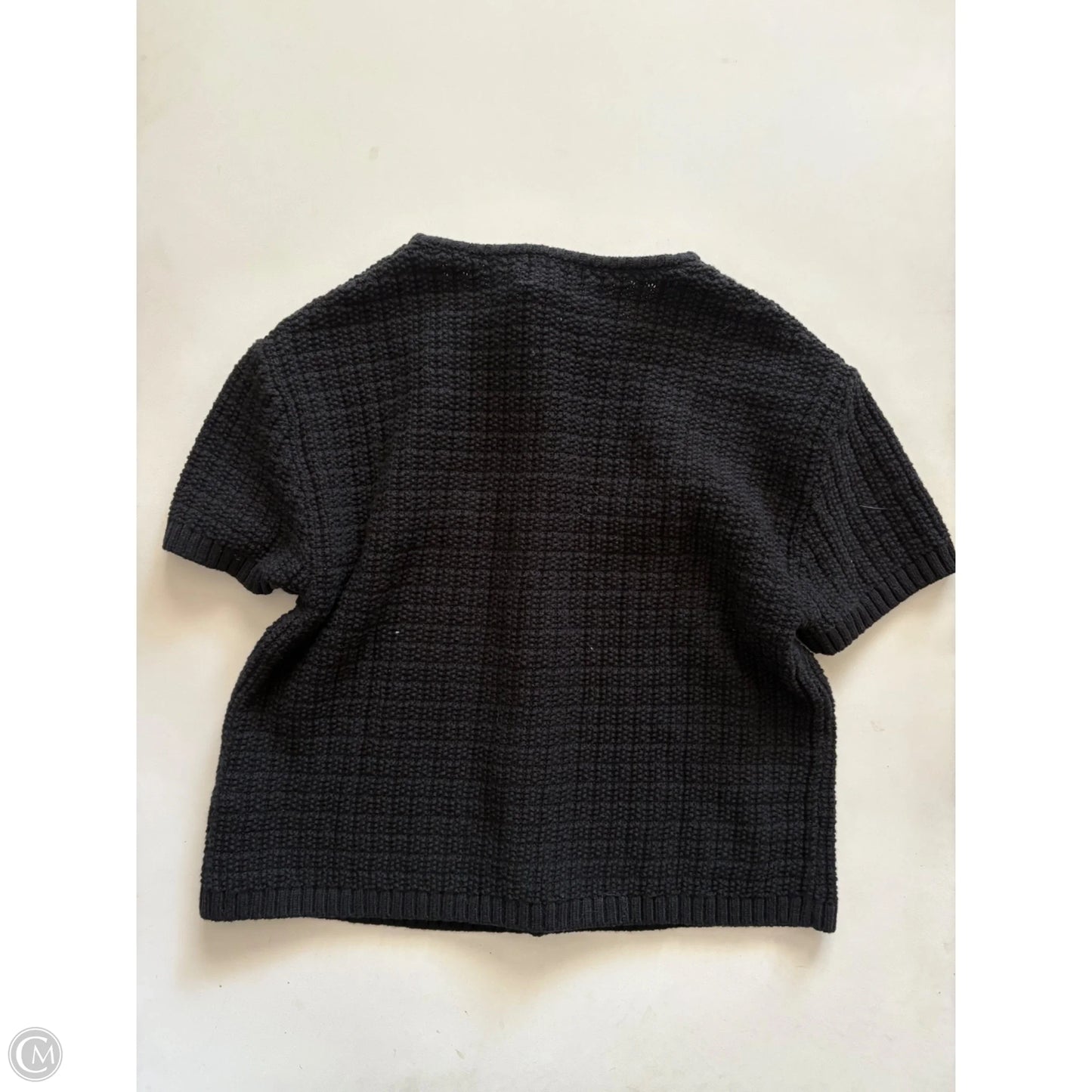 Sweater Cardigan By H&m In Black, Size: L