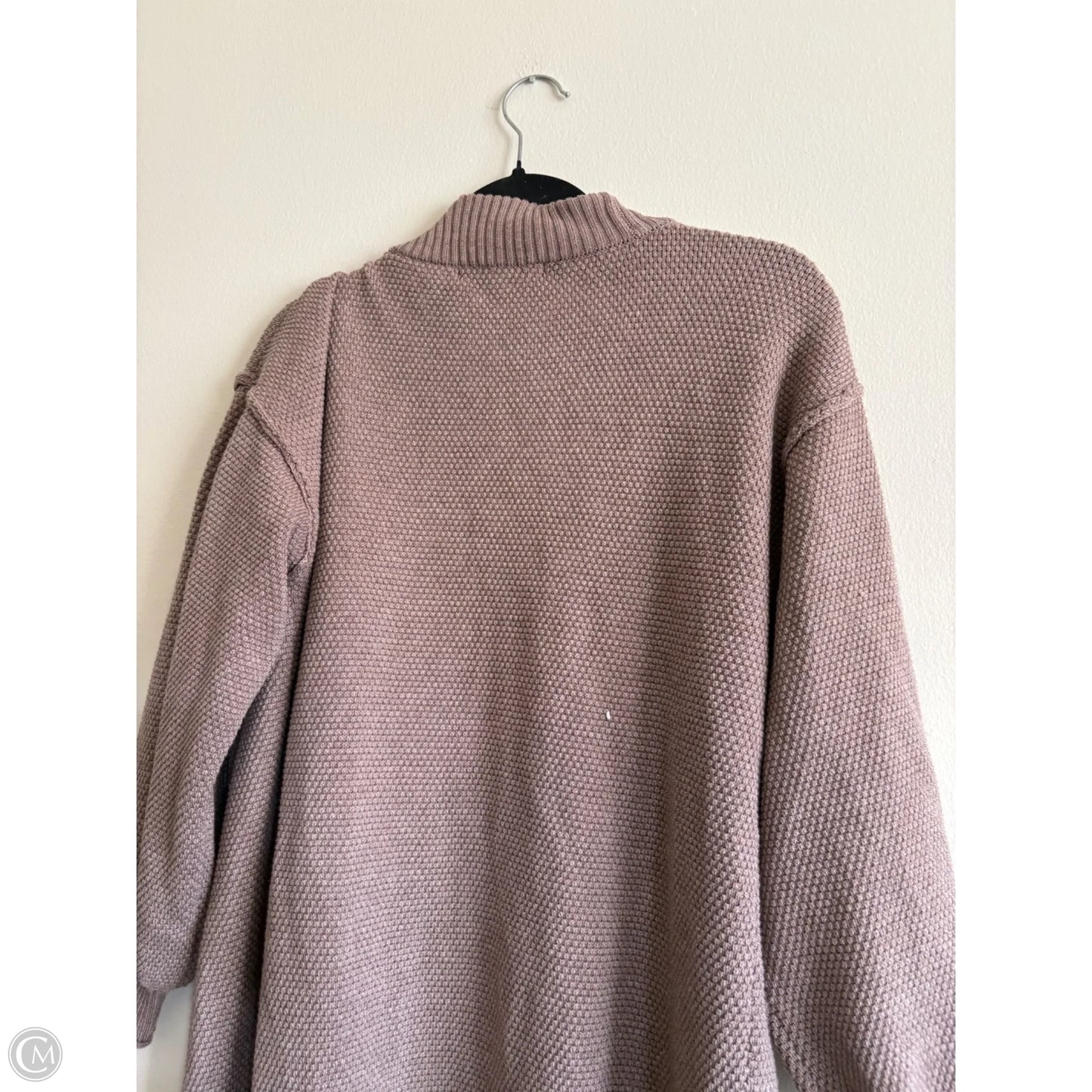 Sweater Cardigan By Flat White In Brown, Size: Osfm