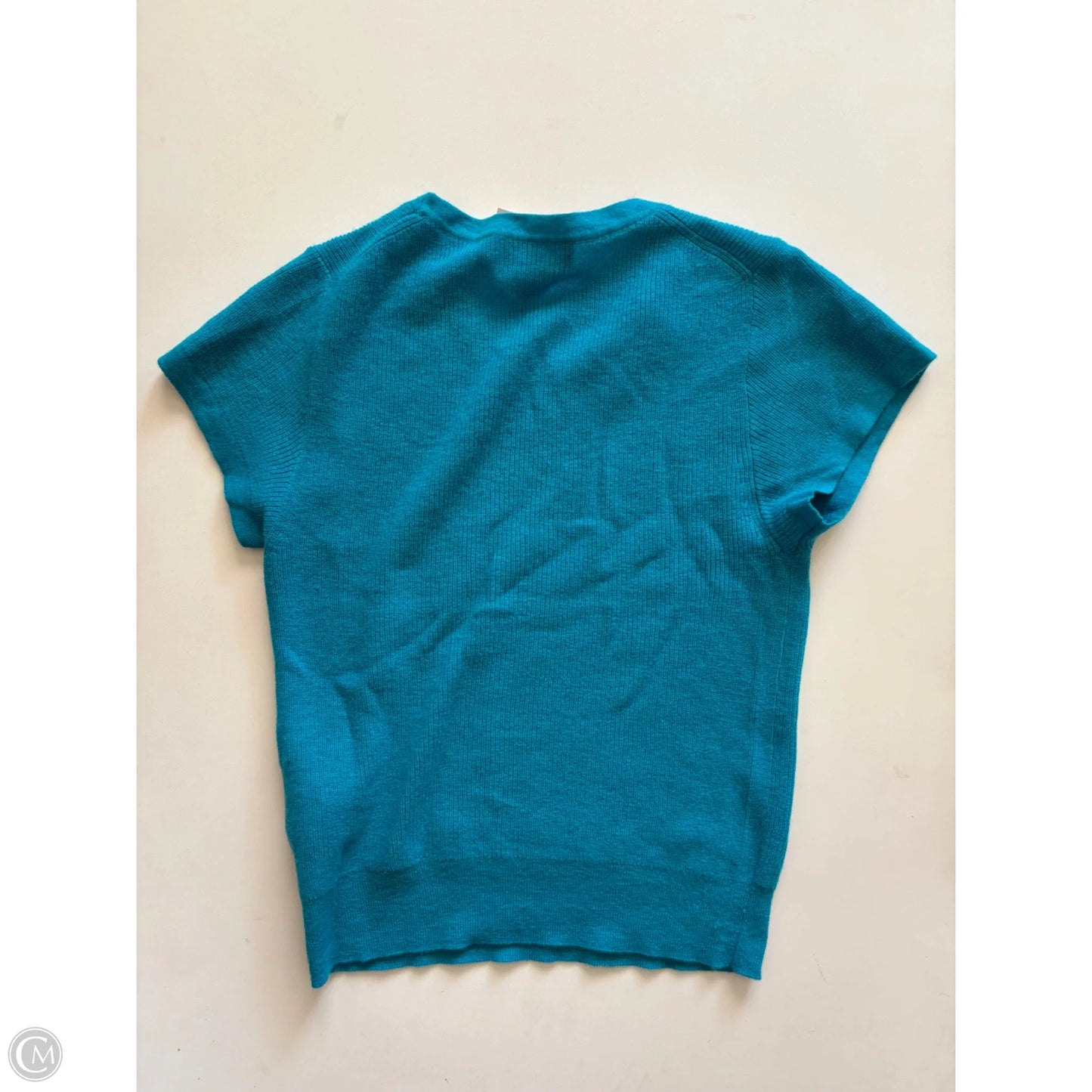 Sweater Short Sleeve By J. Crew In Blue, Size: S