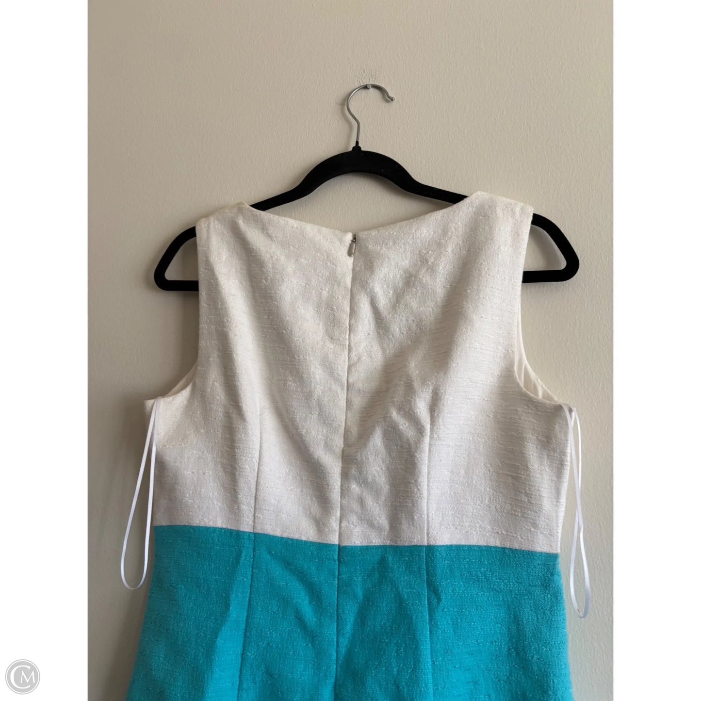 Dress Casual Midi By Trina Turk In Blue & White, Size: S