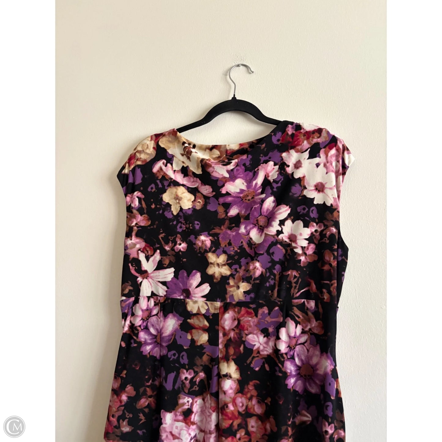 Dress Work By Lauren By Ralph Lauren In Floral Print, Size: Xl