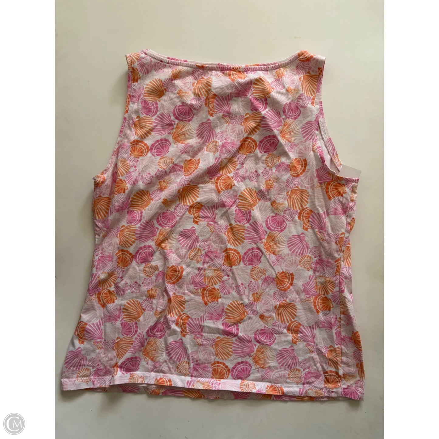 Top Sleeveless By Talbots In Pink, Size: Xl