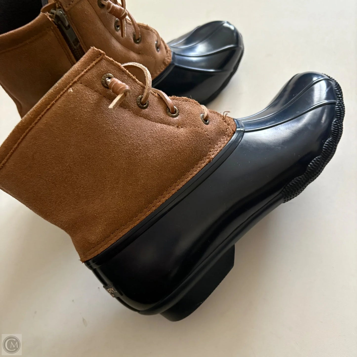 Boots Ankle Flats By Sperry In Blue, Size: 9