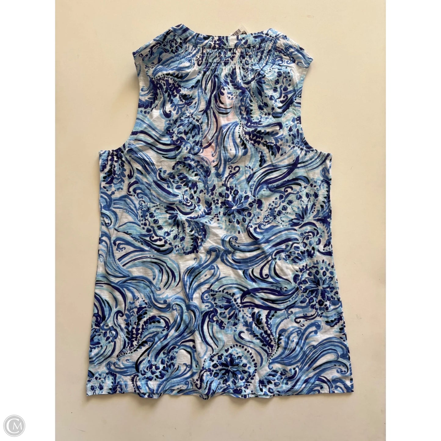 Tank Top Designer By Lilly Pulitzer In Blue, Size: Xs