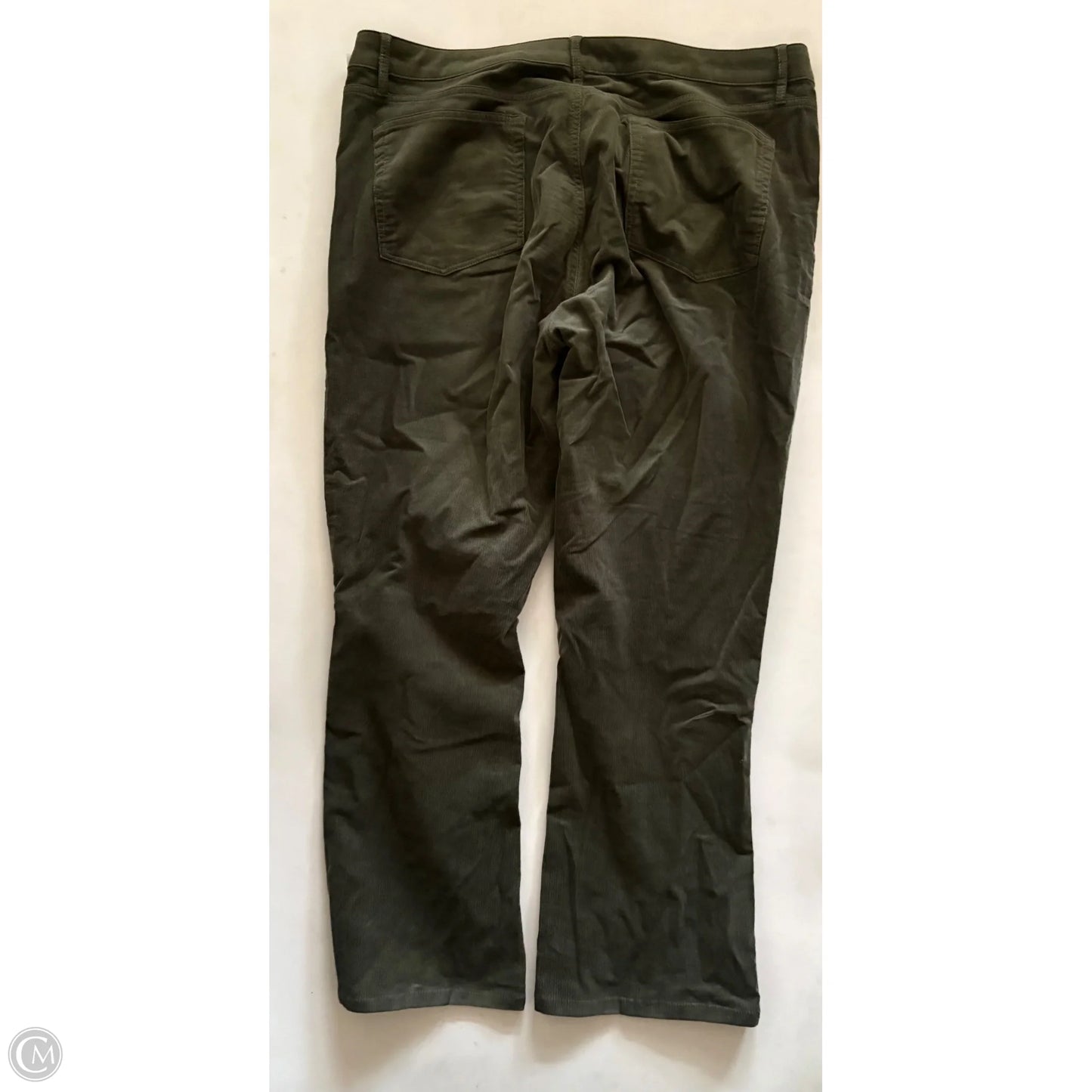 Pants Corduroy By Loft In Green, Size: 18