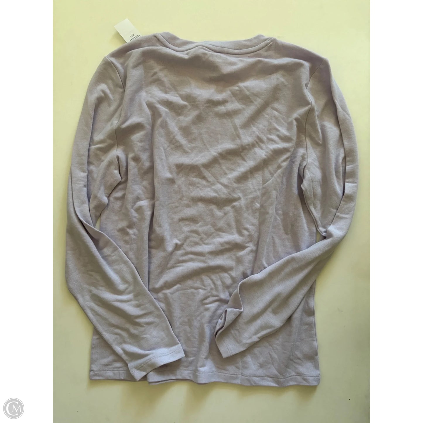 Top Long Sleeve By Loft In Purple, Size: 2x