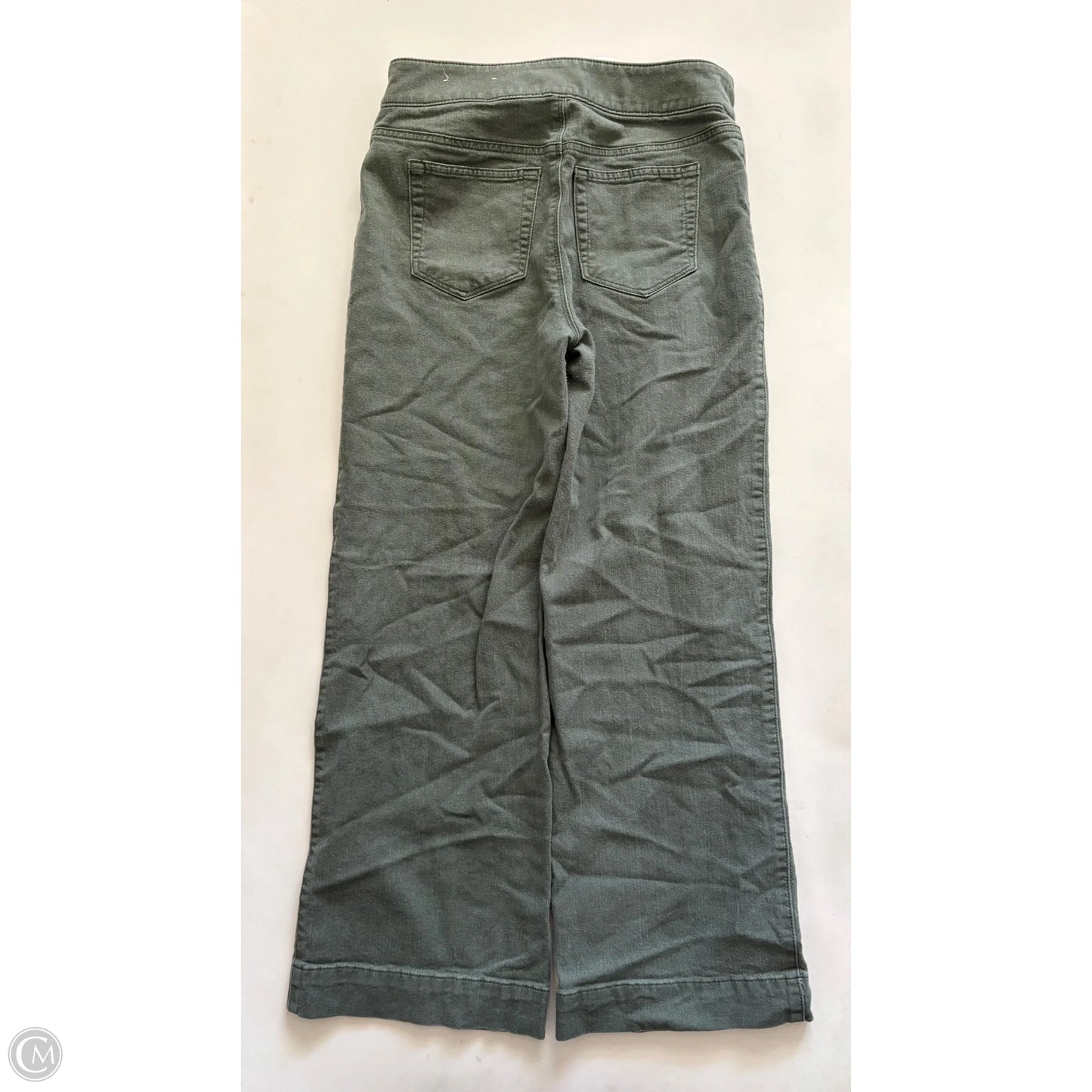 Jeans Wide Leg By Loft In Green, Size: 4p