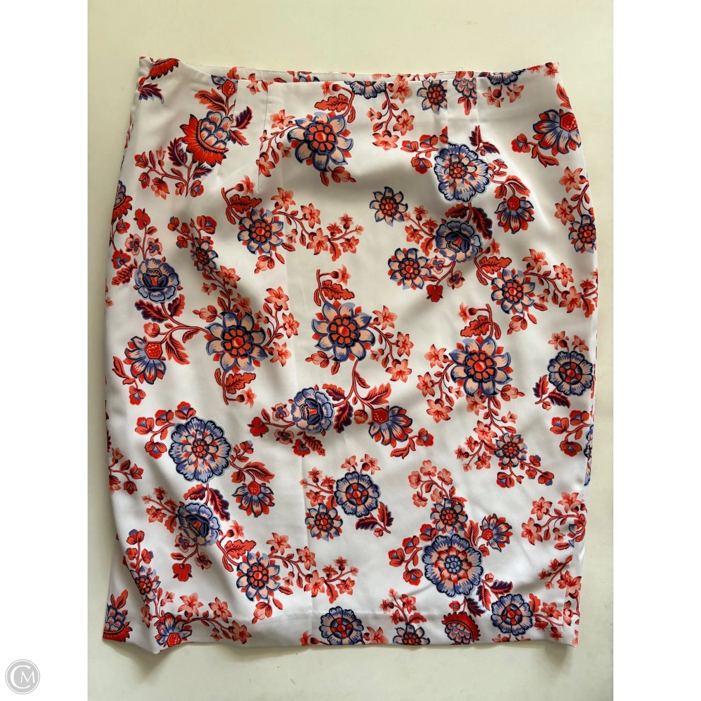 Skirt Midi By Ann Taylor In Floral Print, Size: 14