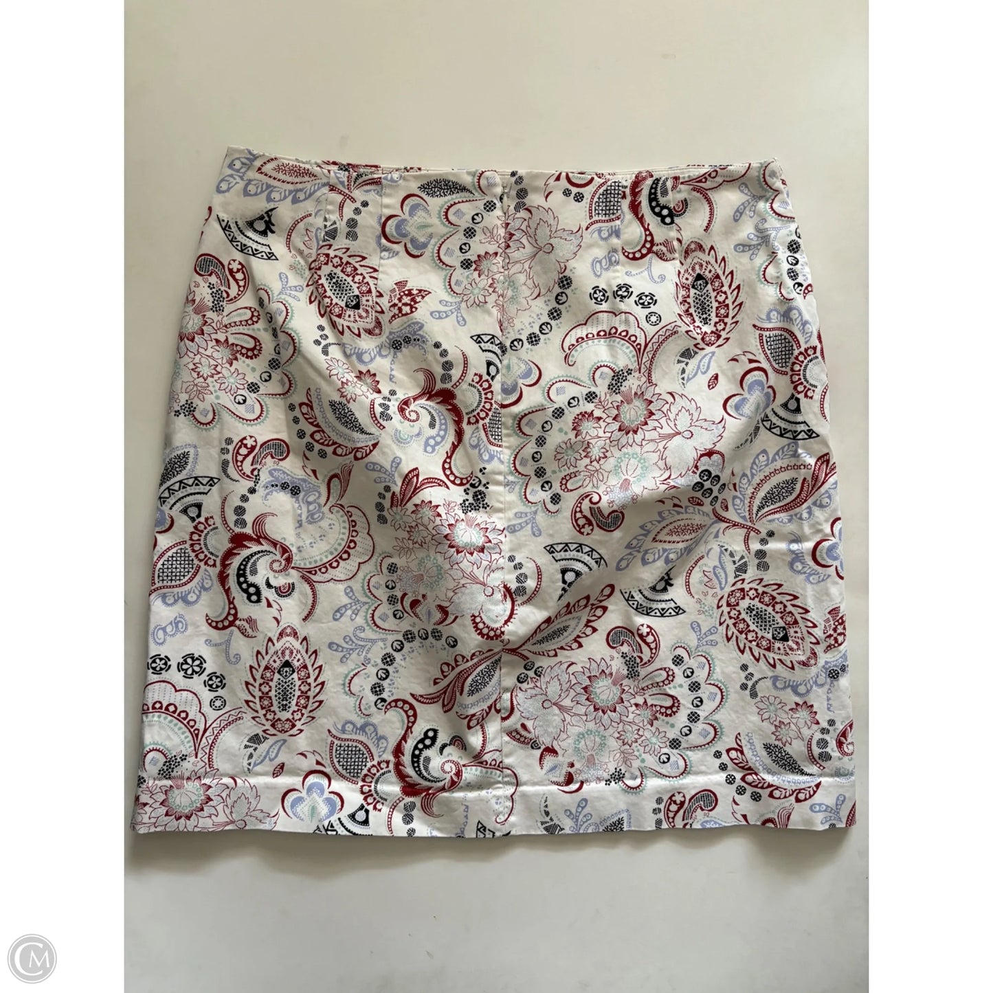 Skirt Midi By Ann Taylor In Paisley Print, Size: 14