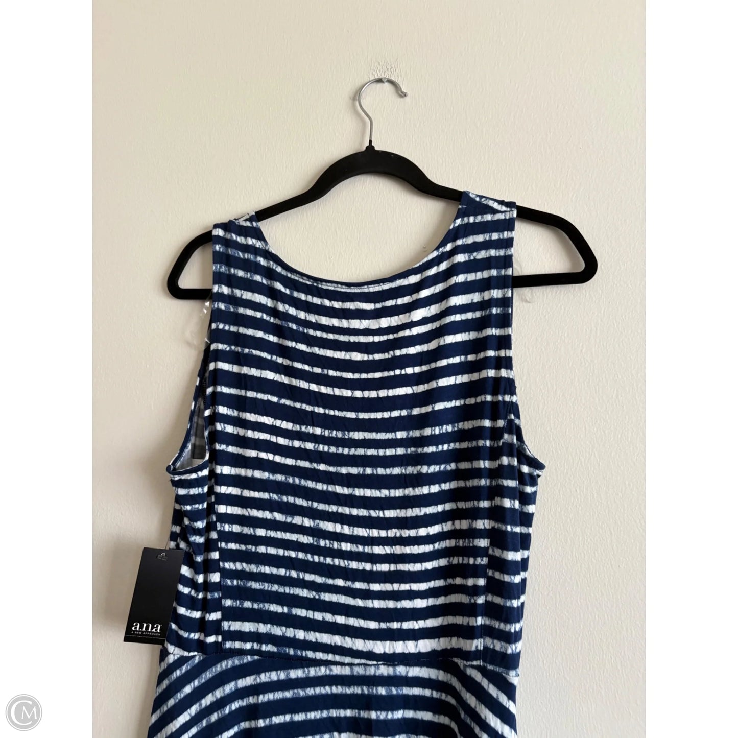 Dress Casual Midi By Ana In Blue, Size: L