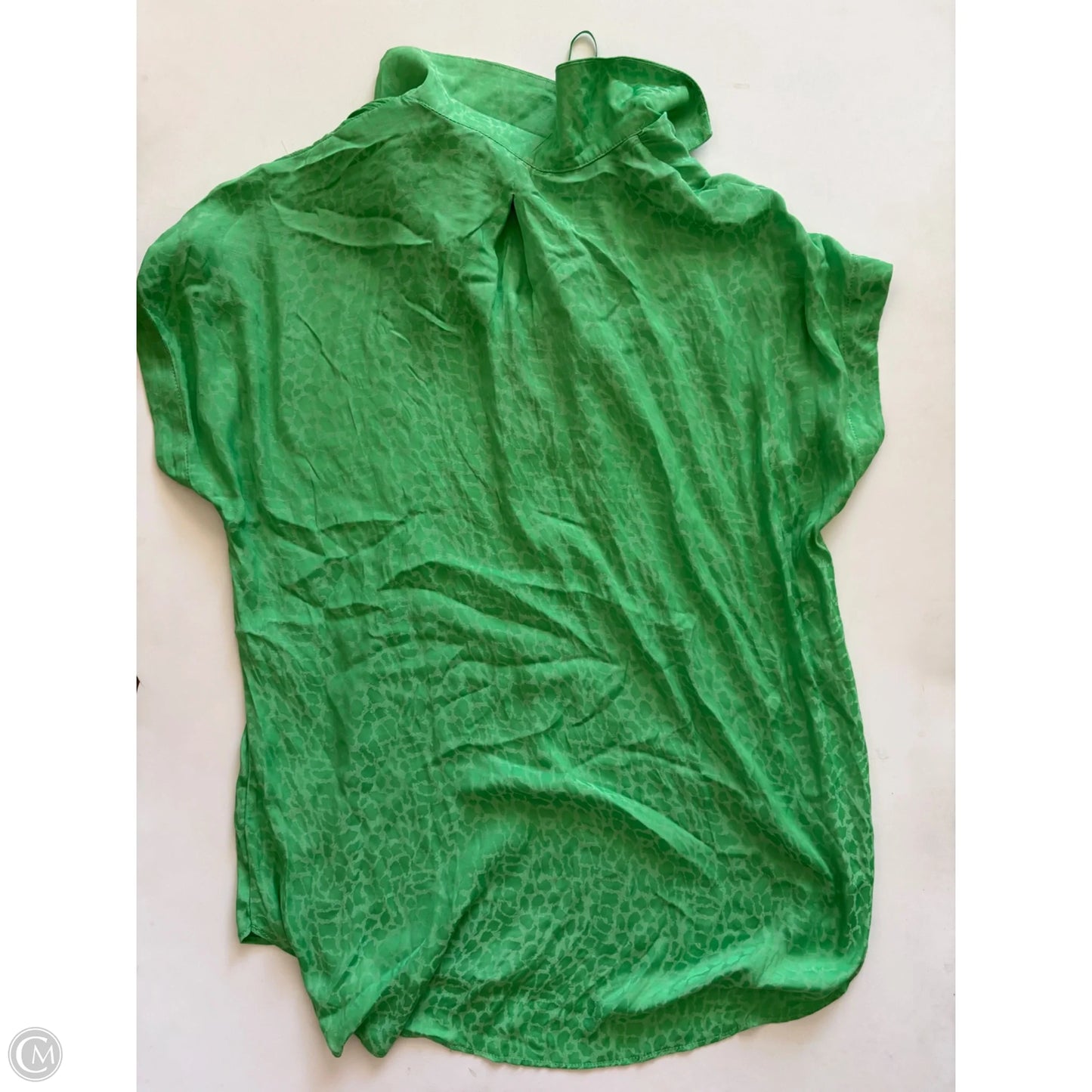 Blouse Short Sleeve By Rachel Roy In Green, Size: S