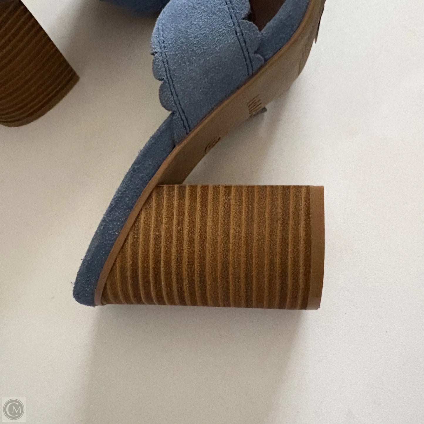 Shoes Heels Block By Mia In Blue, Size: 8
