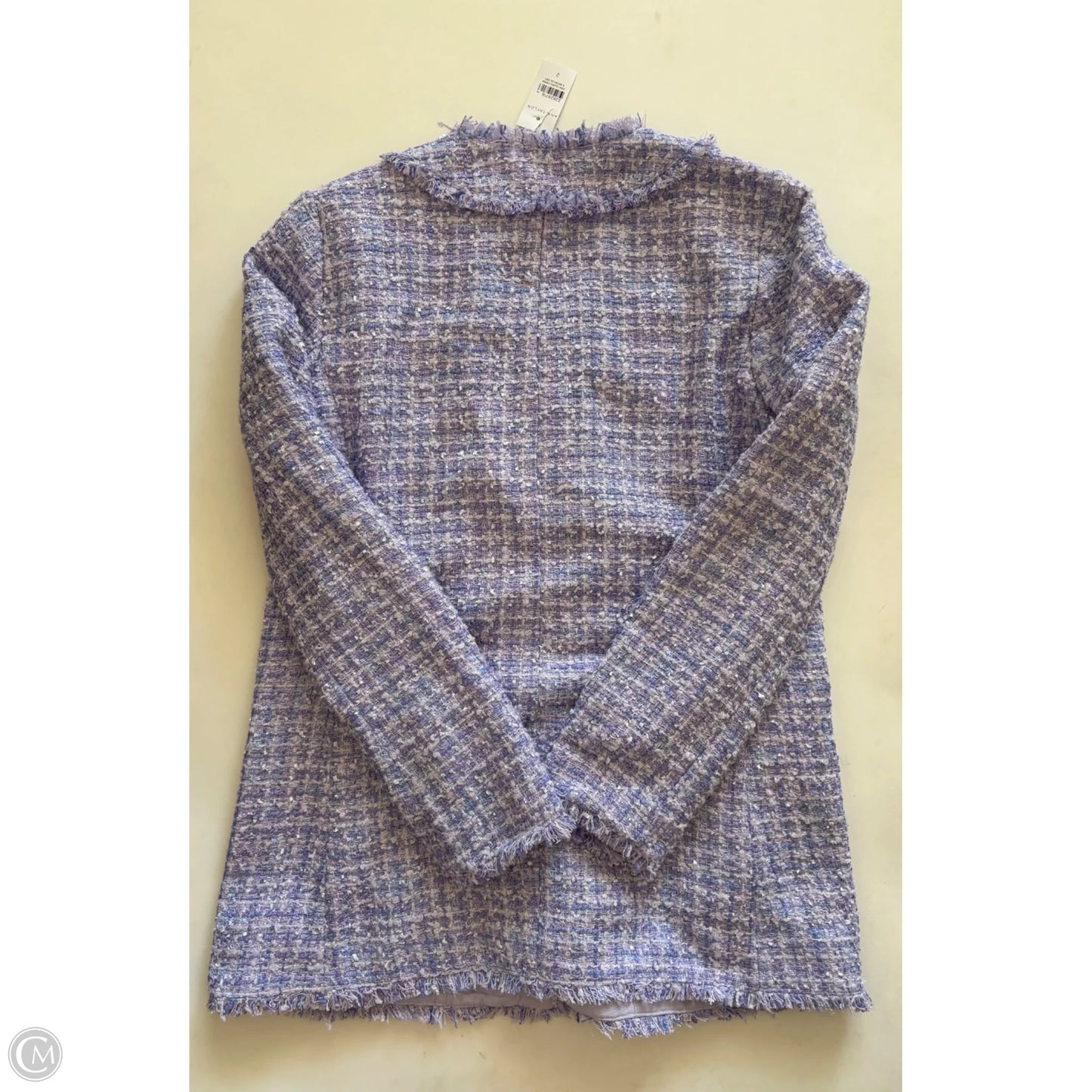 Blazer By Ann Taylor In Purple, Size: 2