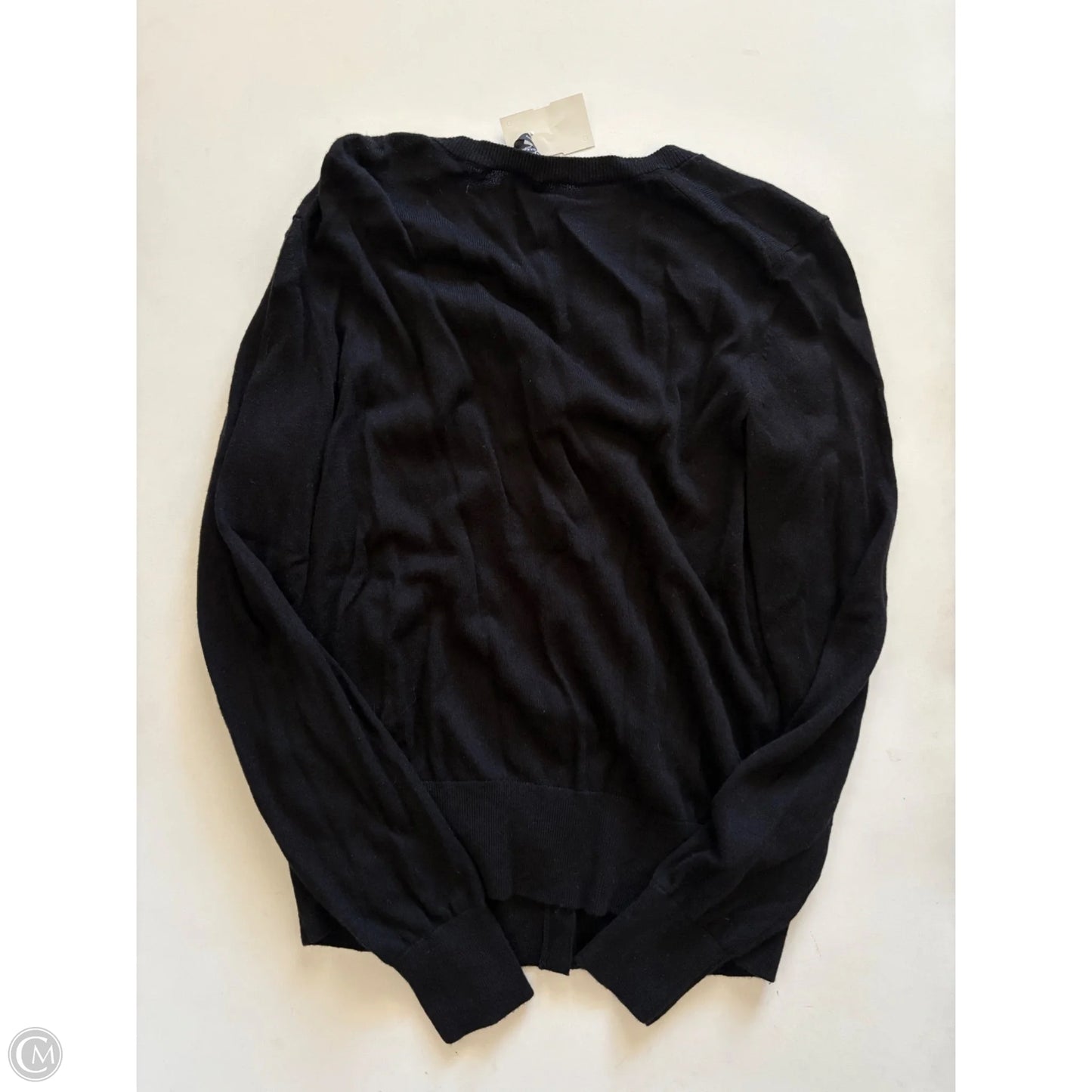 Sweater Cardigan Designer By Kate Spade In Black, Size: Xs