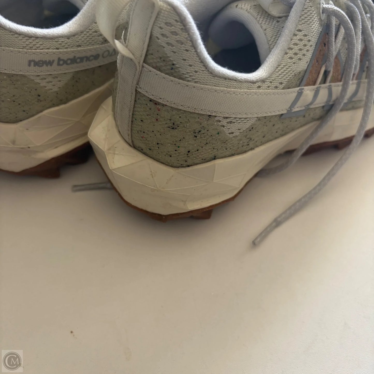 Shoes Athletic By New Balance In Cream & Green, Size: 8.5