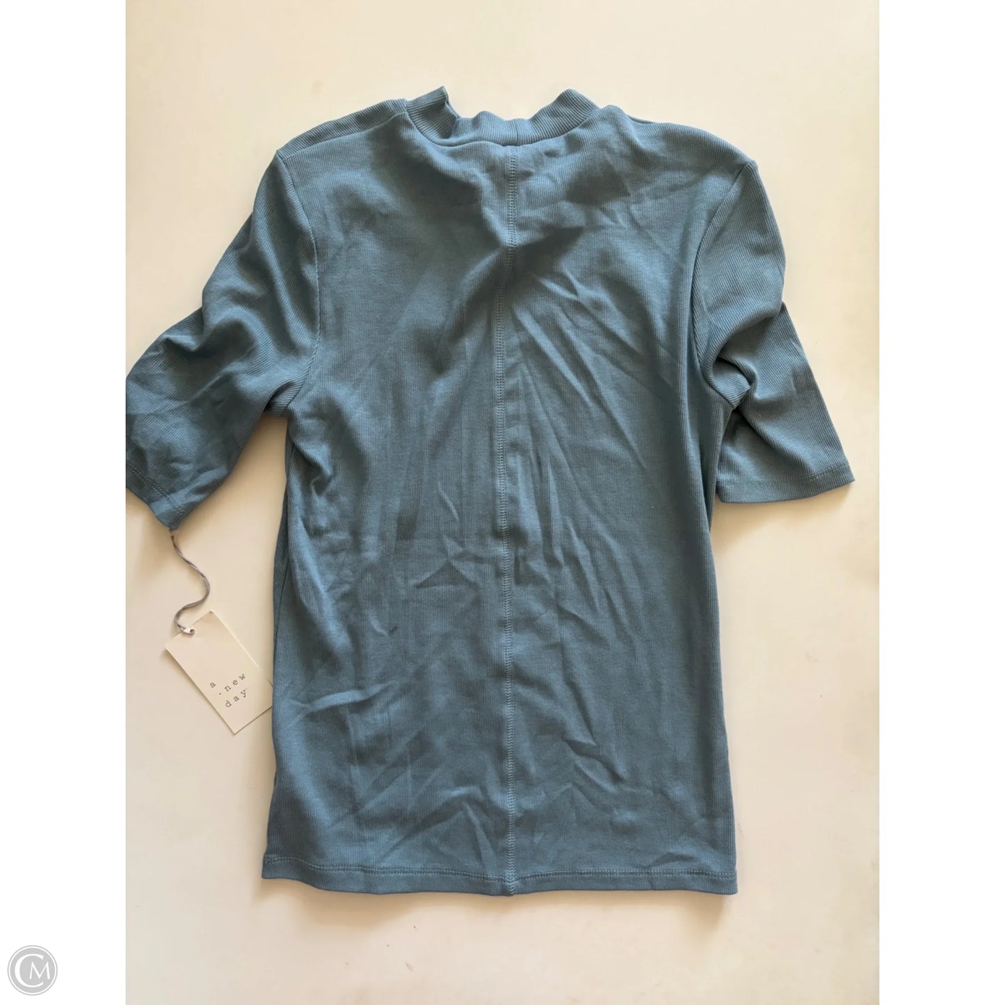 Top Short Sleeve By A New Day In Blue, Size: S