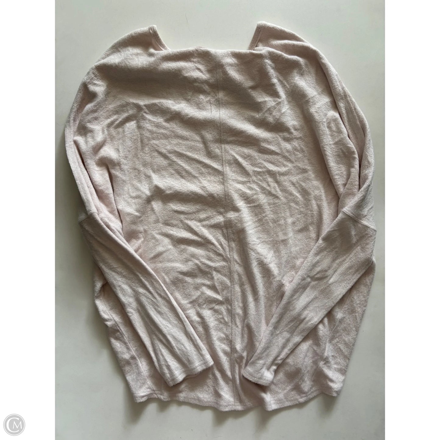Top Long Sleeve By New In In Cream, Size: S